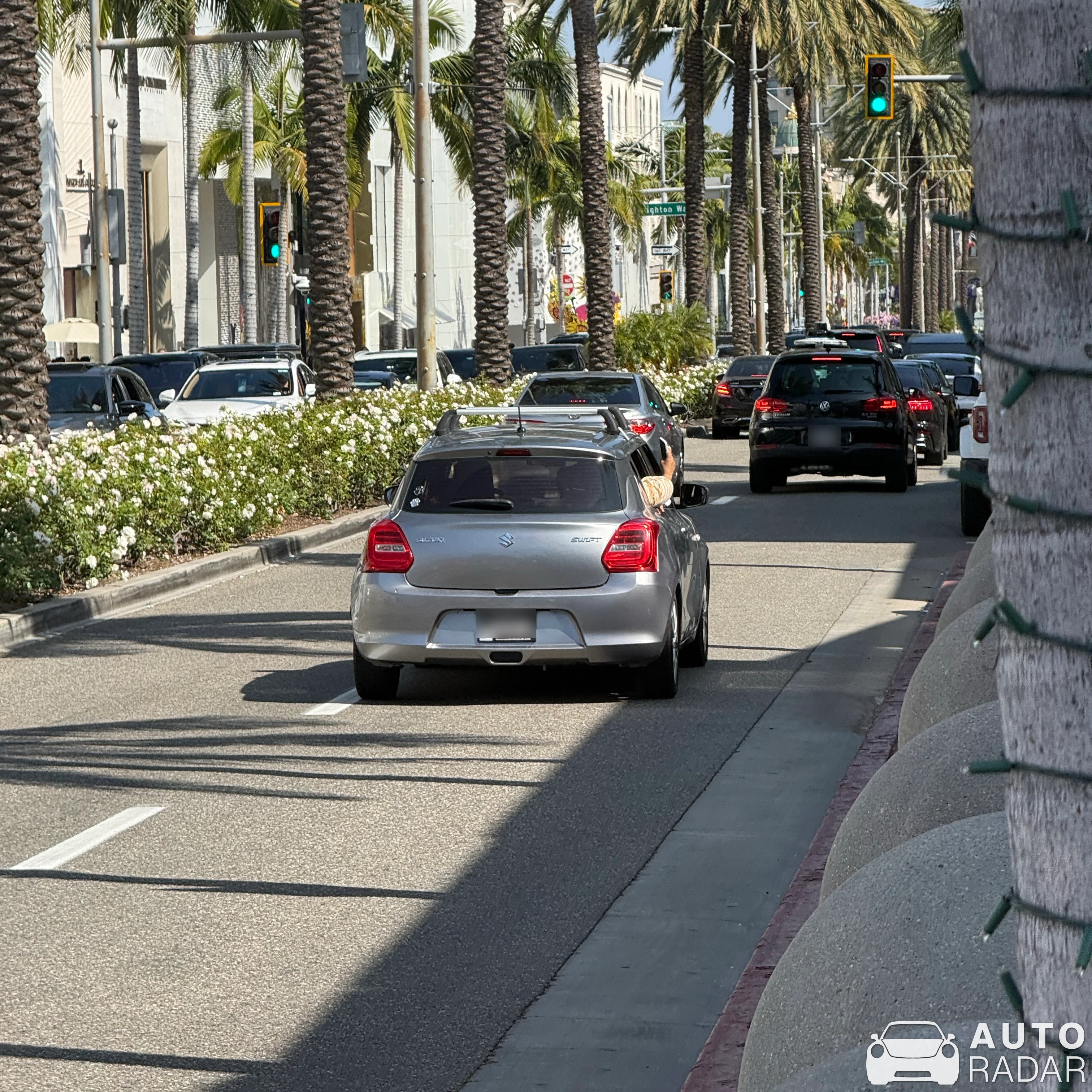 Suzuki Swift spotted in Beverly Hills