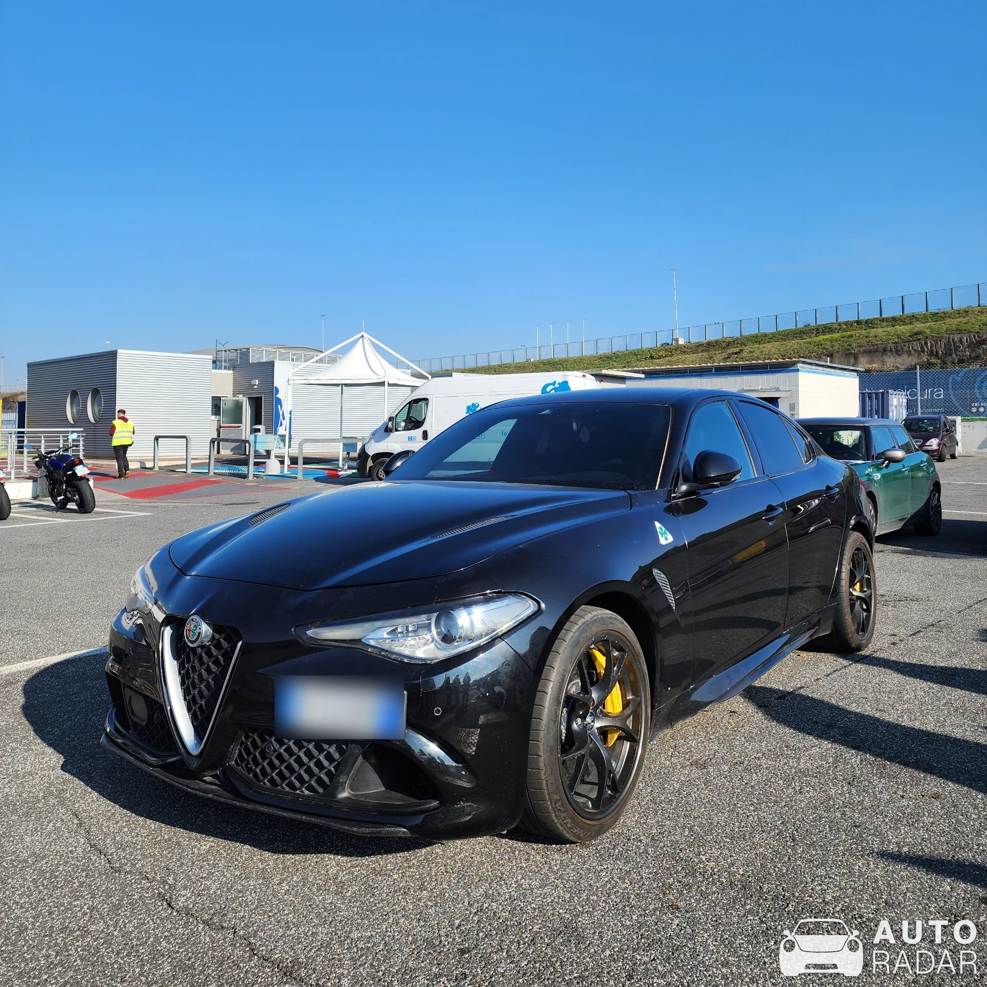 Alfa Romeo Giulia Quadrifoglio spotted in Campagnano di Roma