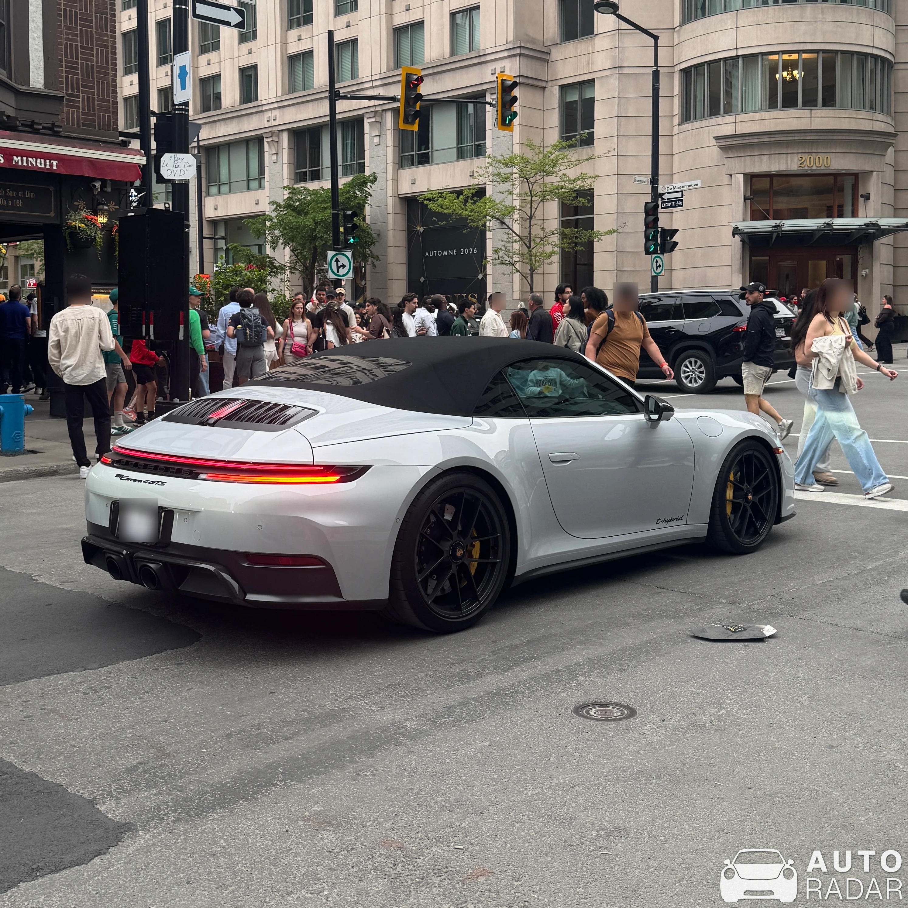 Porsche 992 Carrera 4 GTS Cabriolet MkII spotted in Montréal