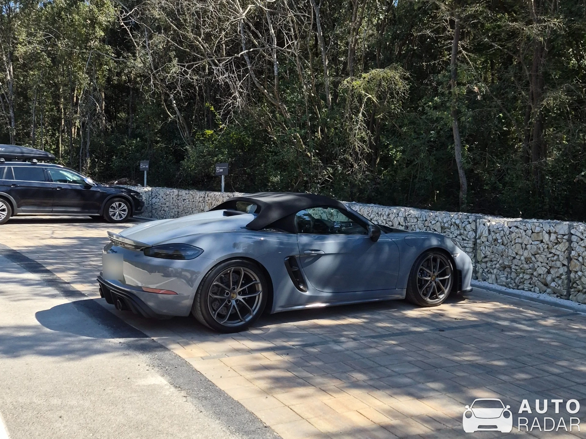 Porsche 718 Spyder spotted in Pula