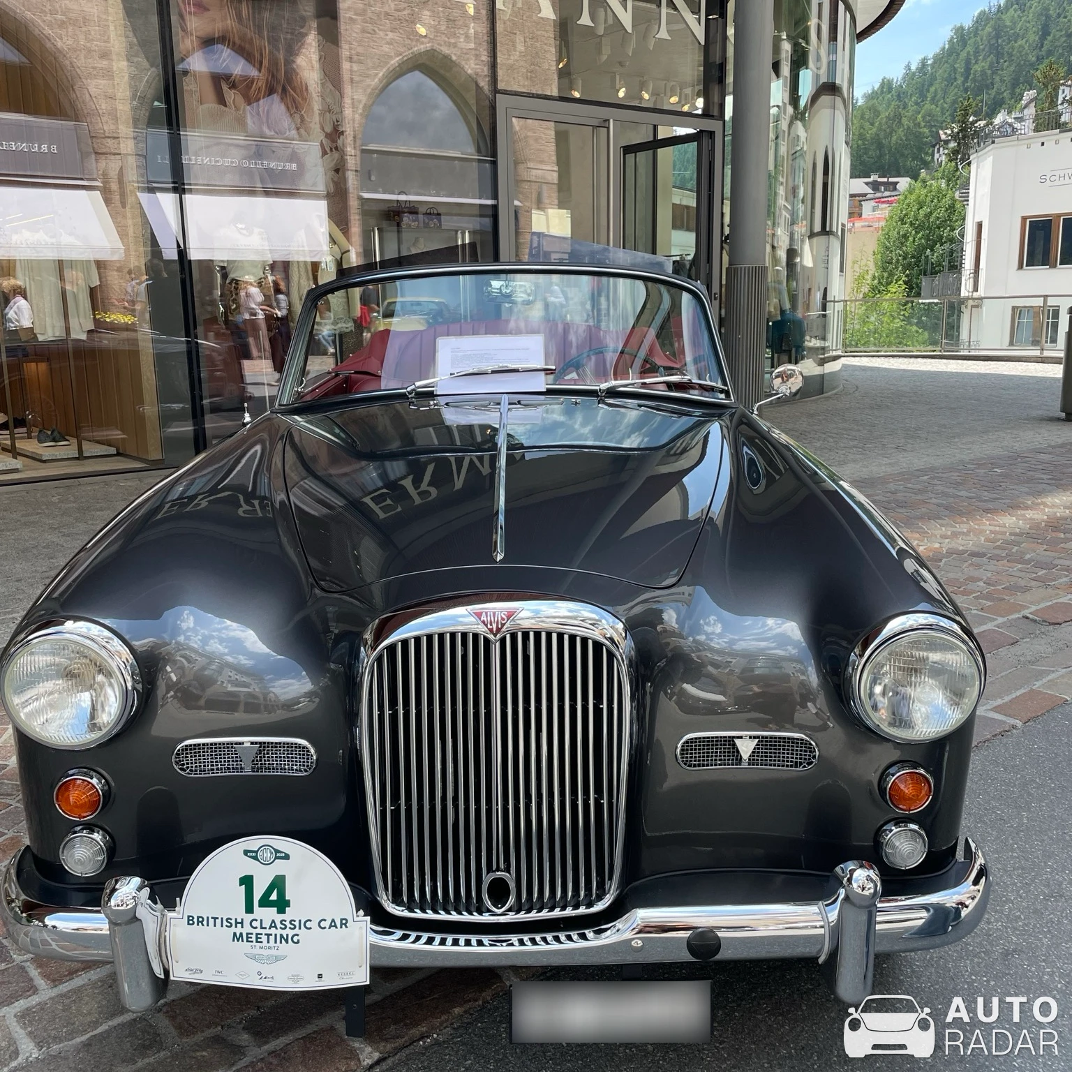 Alvis TD 21 spotted in Sankt Moritz