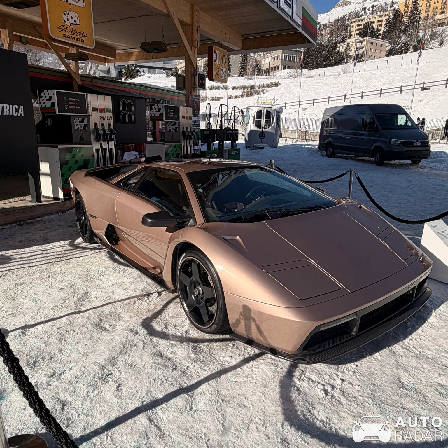 Eccentrica V12 spotted in St. Moritz