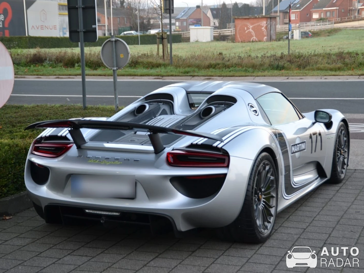Porsche 918 Spyder spotted in Mechelen, Belgium