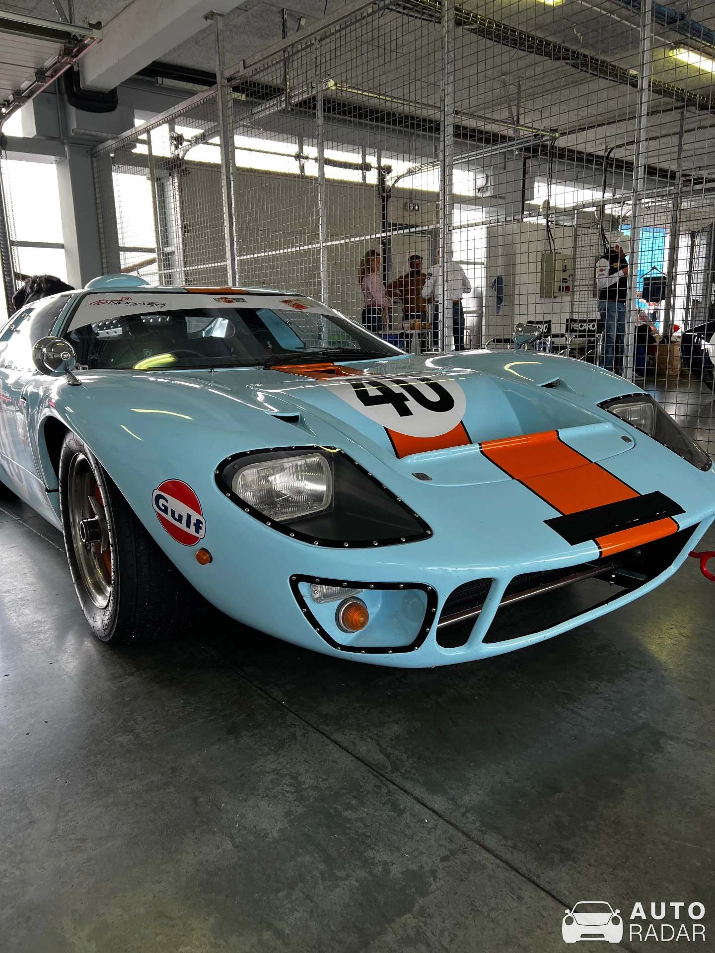 Ford GT40 spotted in Caupenne-d'Armagnac, France