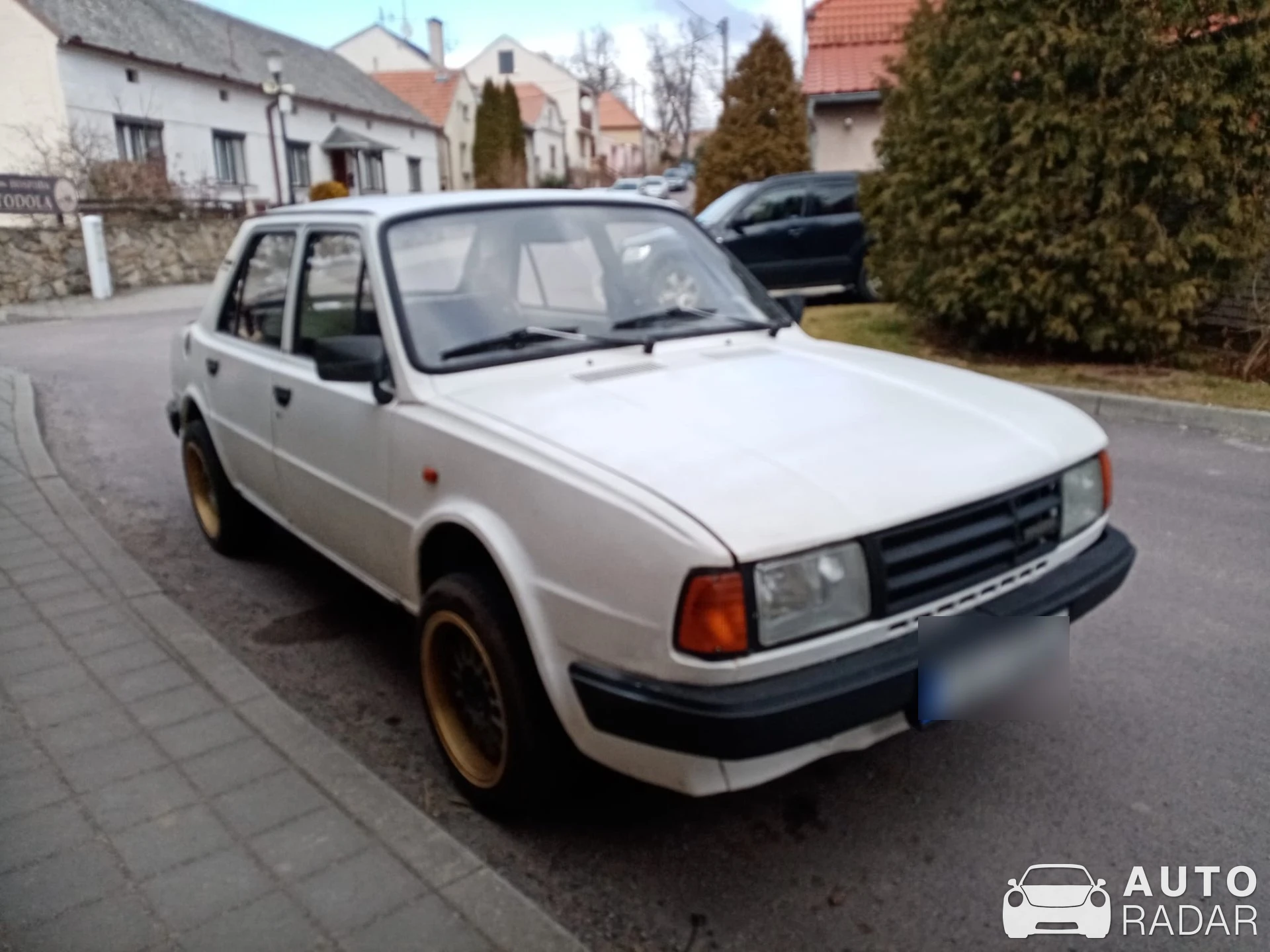 Škoda 105S spotted in Dobelice
