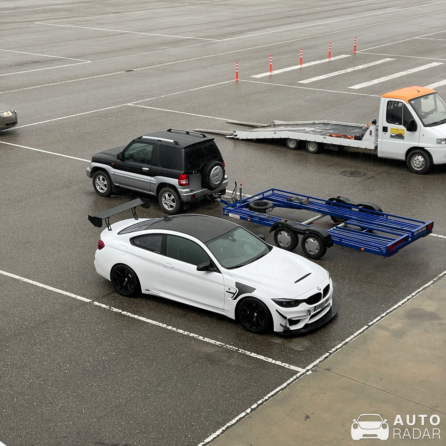BMW M4 F82 Coupé GT4 spotted in Los Arcos, España