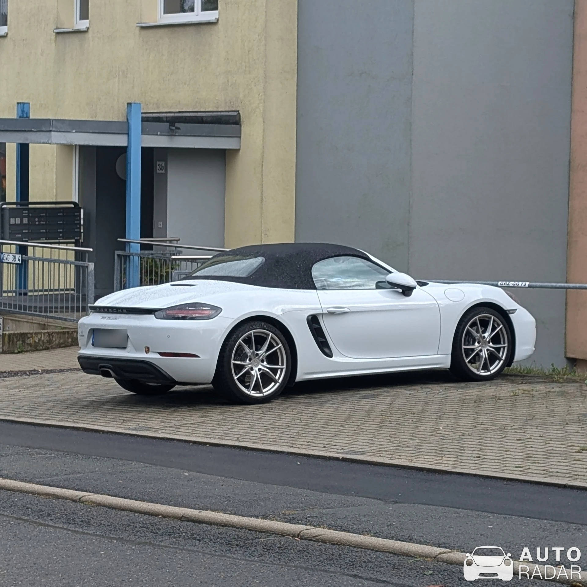Porsche 718 Boxster spotted in Eisenberg, Germany