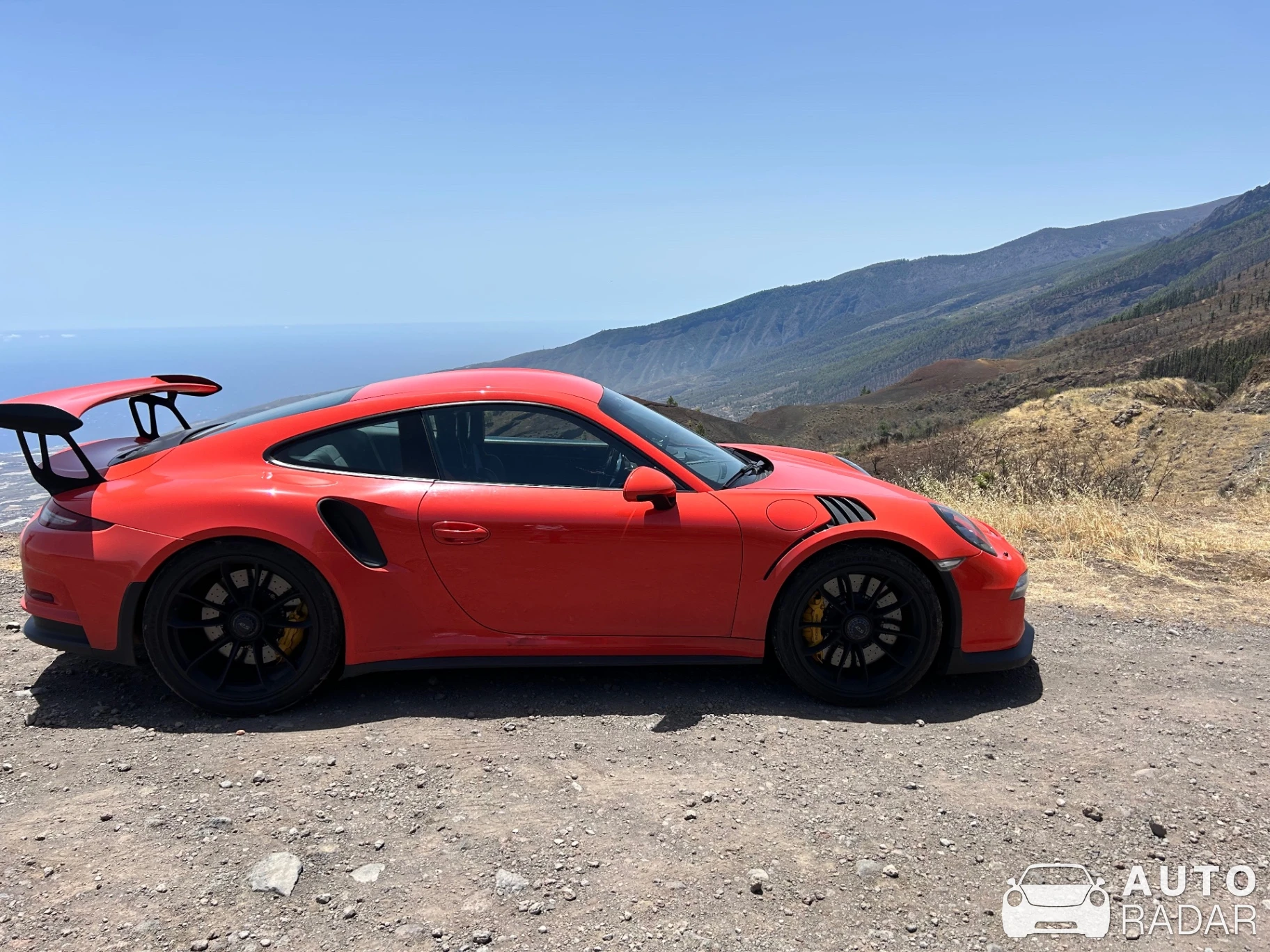Porsche 991 GT3 RS MkI spotted in Candelaria, Spanje