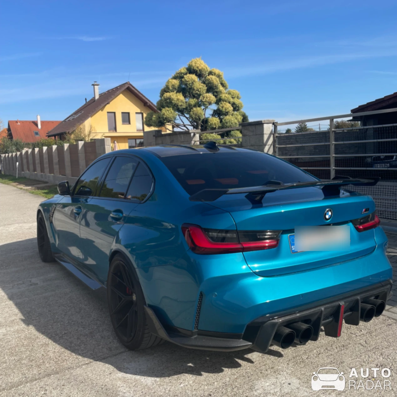 BMW M3 G80 Sedan Competition spotted in Zálesie, Slovakia