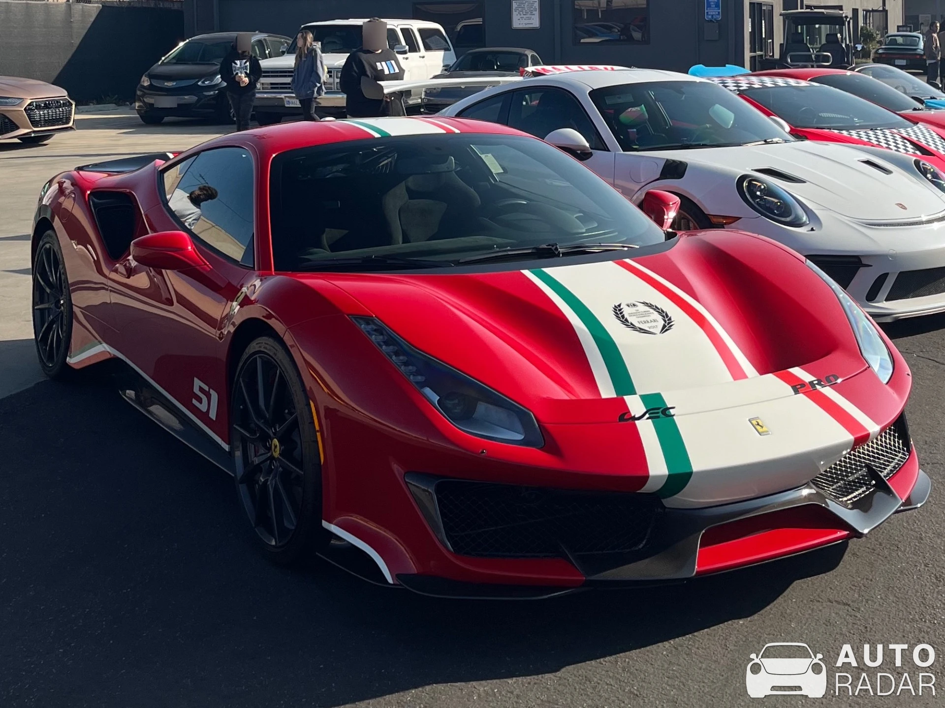 Ferrari 488 Pista Piloti spotted in Los Angeles, United States