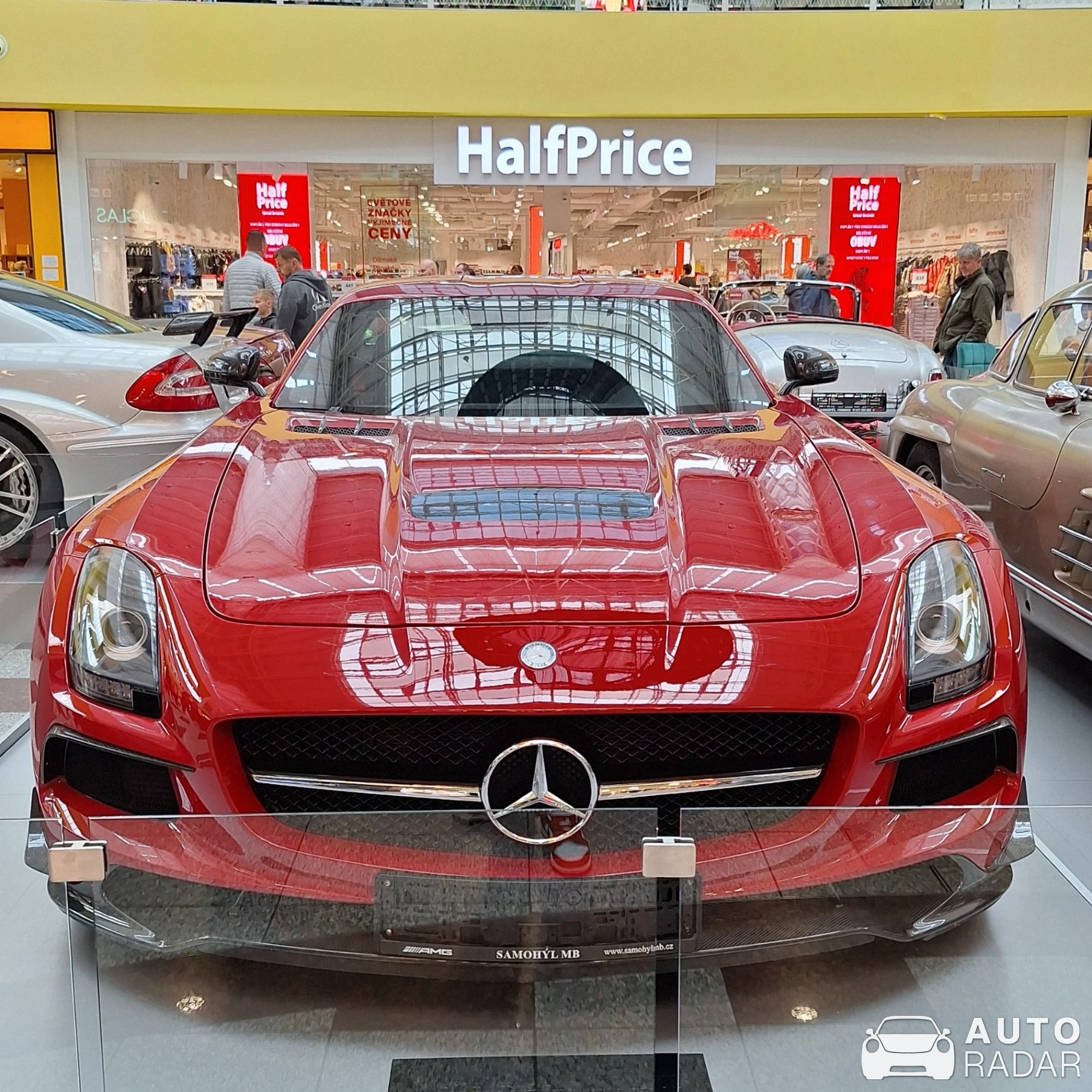 Mercedes-Benz SLS AMG Black Series spotted in Okres Brno-venkov, Czechia