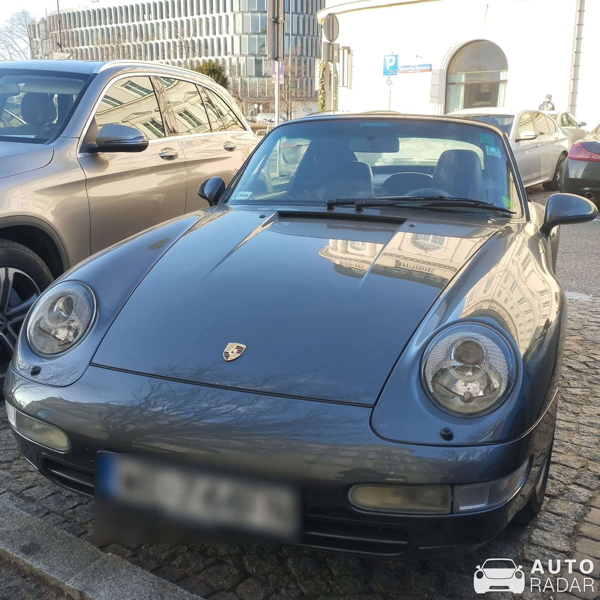 Porsche 993 Carrera Cabriolet spotted in Warszawa, Polska