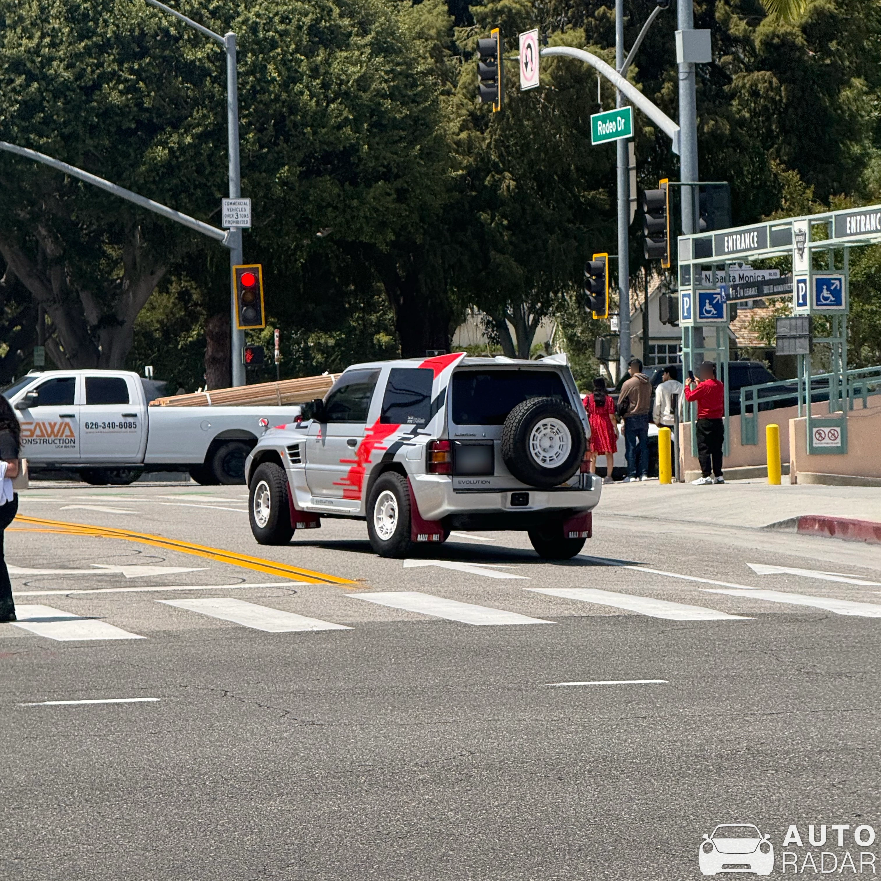 Mitsubishi Pajero Evolution spotted in Beverly Hills
