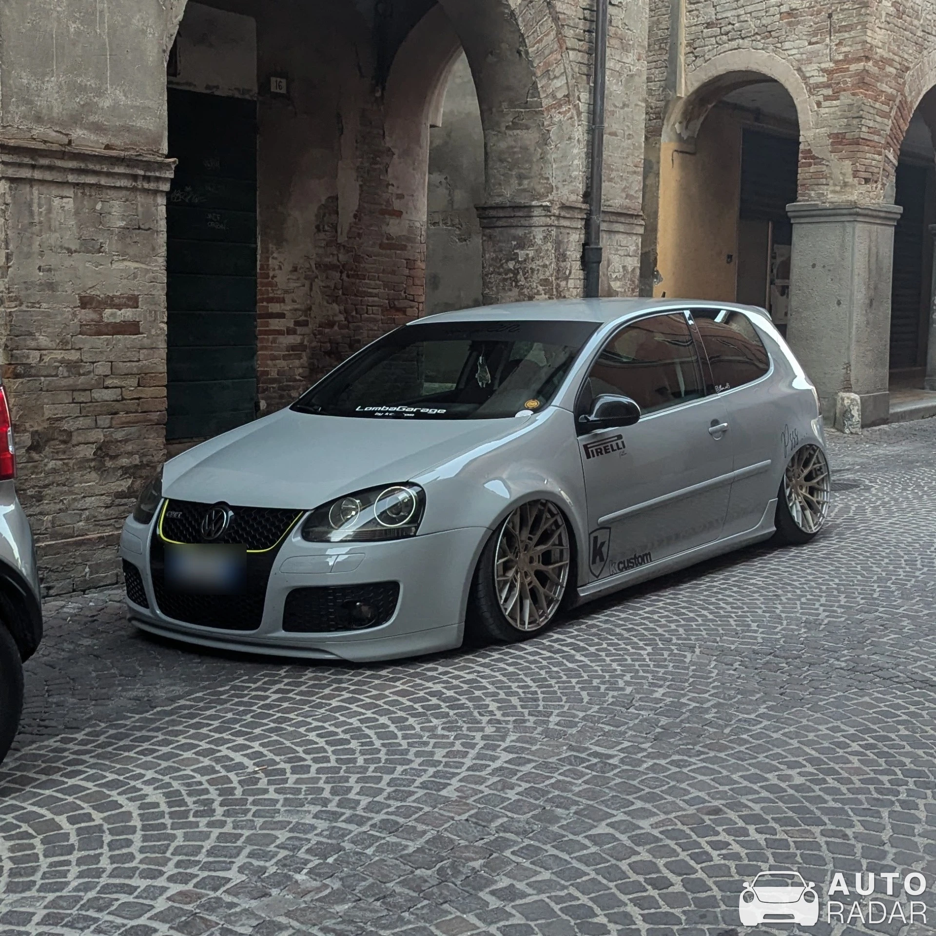 Volkswagen Golf GTI spotted in Urbania, Italy