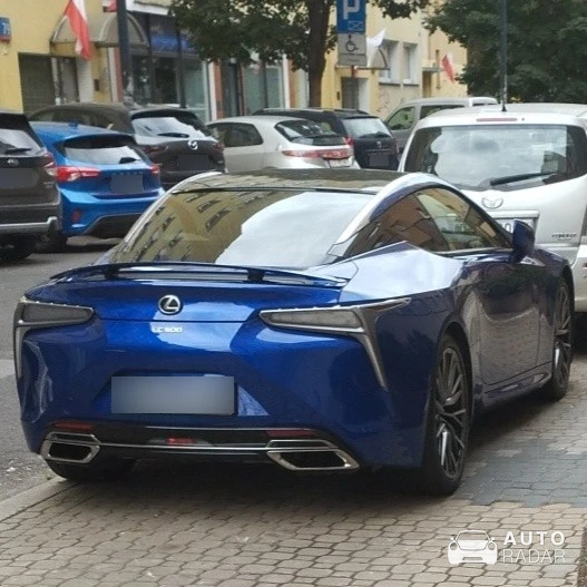Lexus LC 500 spotted in Warszawa, Poland