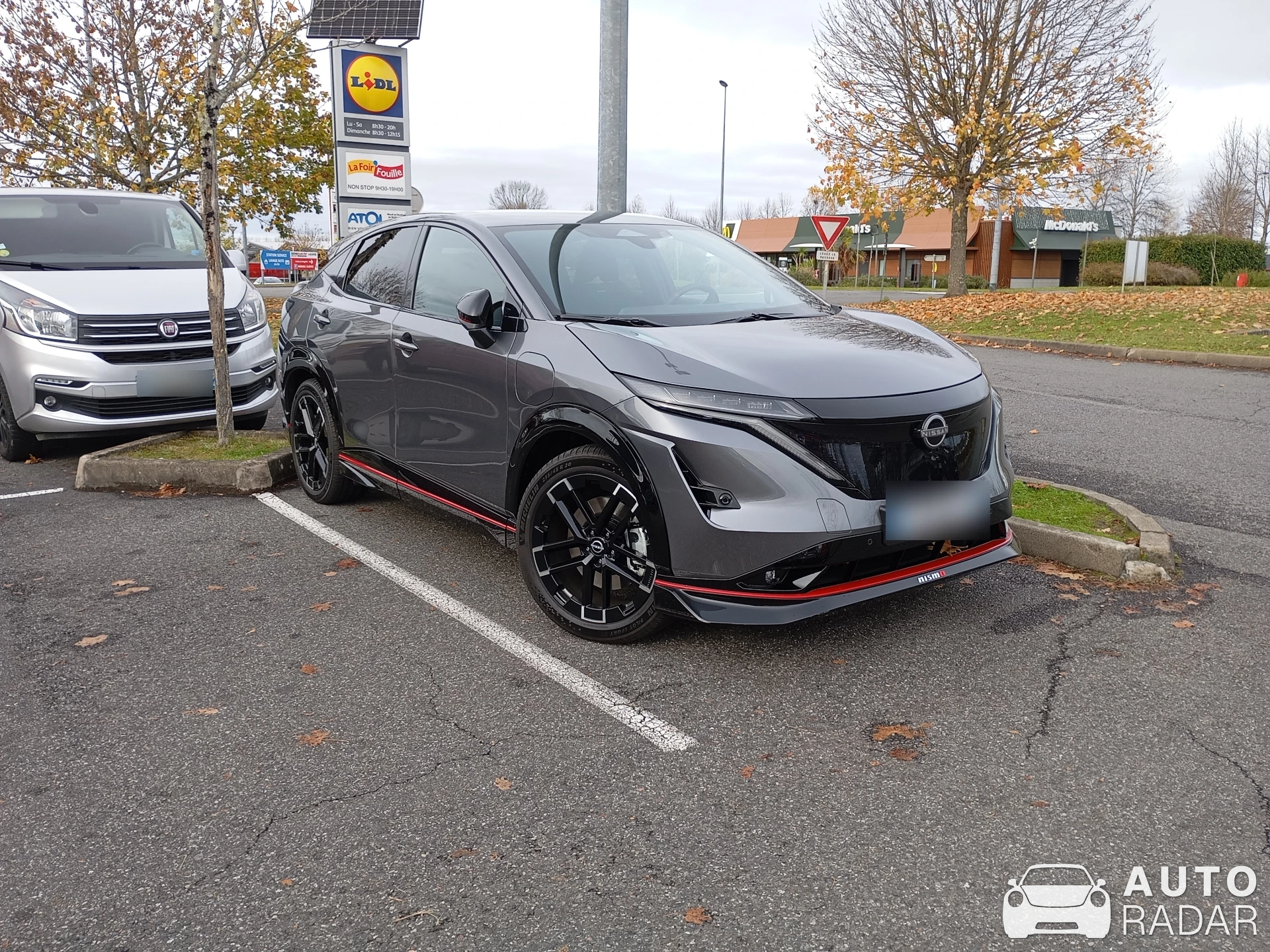 Nissan Ariya Nismo spotted in Serres-Castet, France