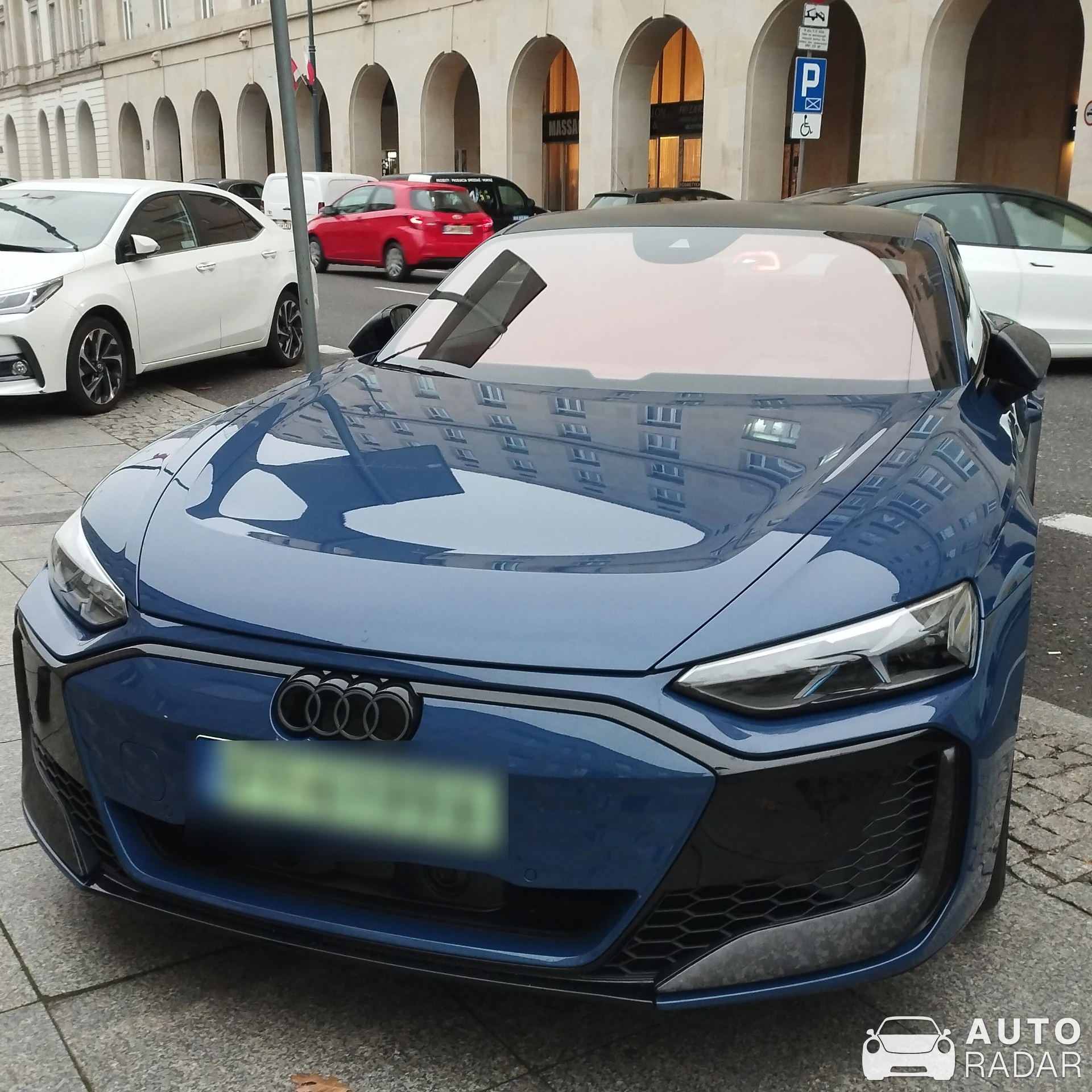 Audi RS E-Tron GT spotted in Warszawa, Poland