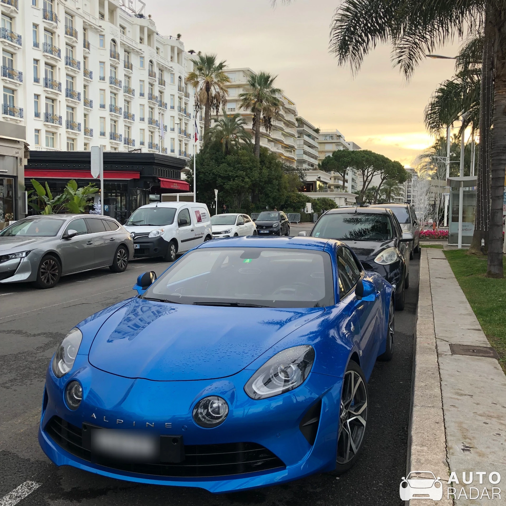 Alpine A110 spotted in Cannes, France