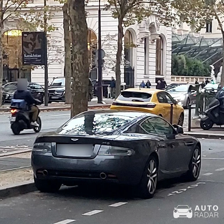 Aston Martin DB9 spotted in Paris, France