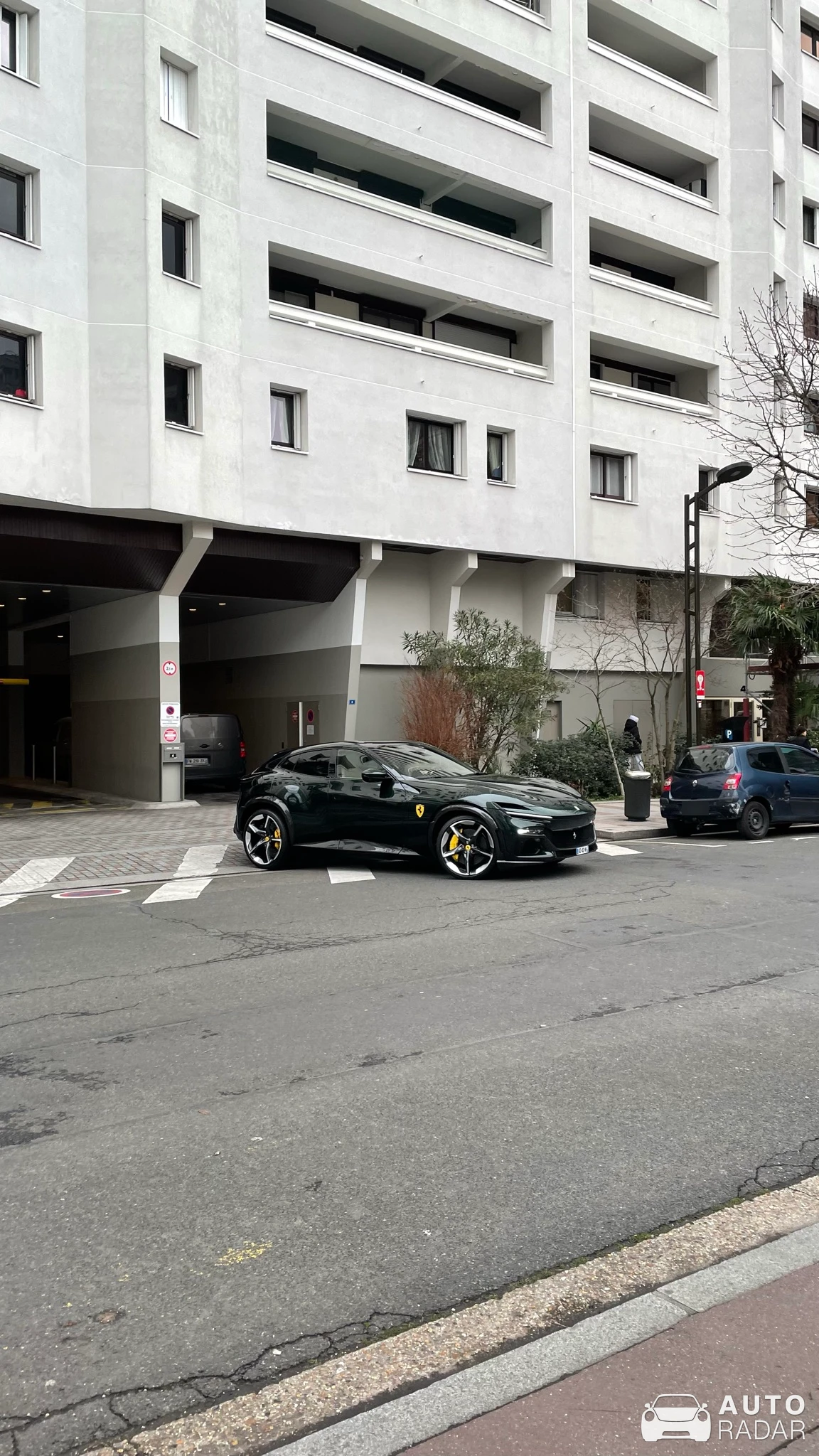 Ferrari Purosangue spotted in Levallois-Perret, France