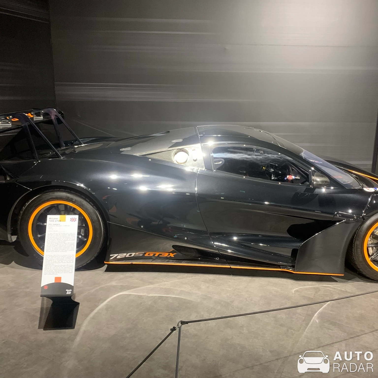 McLaren 720S GT3X spotted in Le Mans