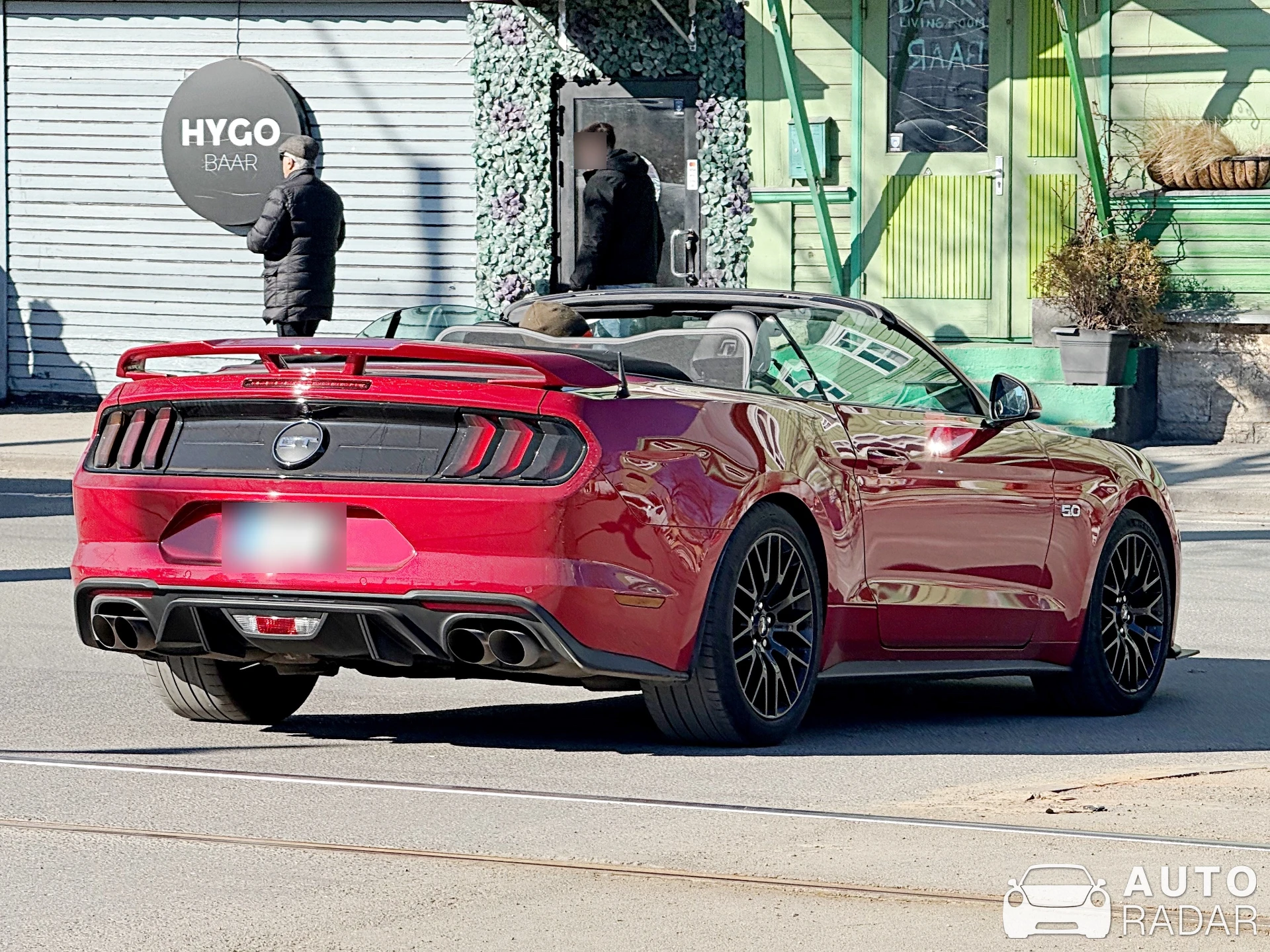 Ford Mustang GT Convertible 2015 spotted in Tallinn