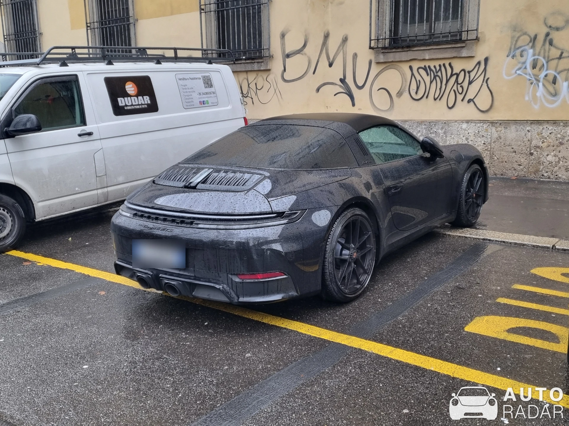 Porsche 992 Targa 4 GTS MkI spotted in Milano, Italy