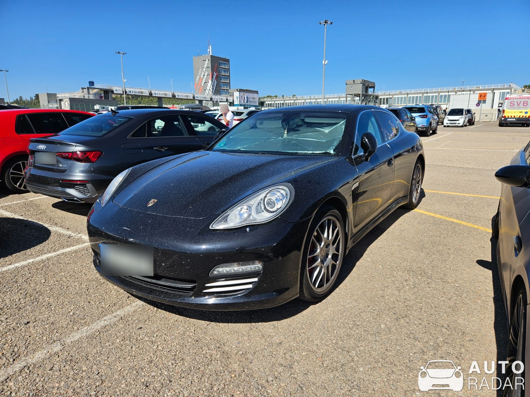 Porsche 970 Panamera 4S spotted in Cheste, Spain