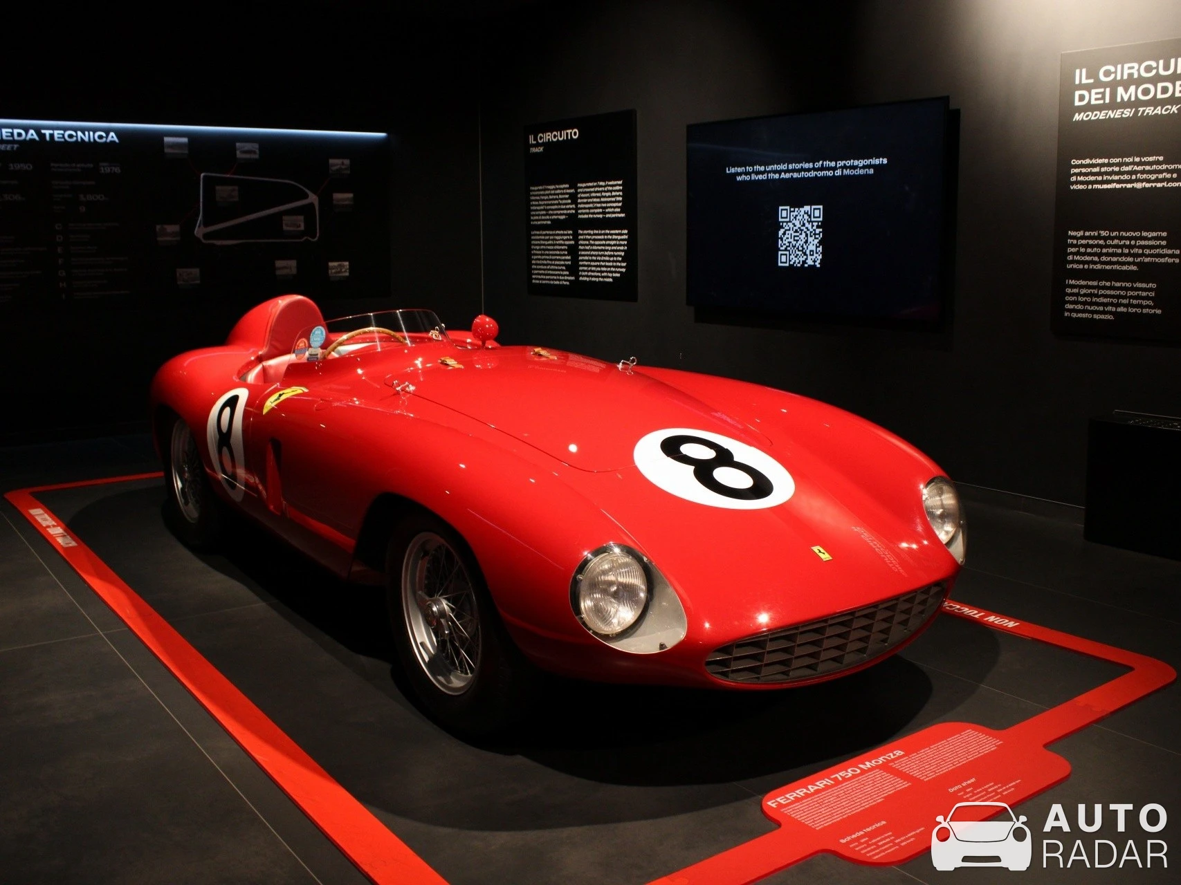 Ferrari 750 Monza spotted in Maranello