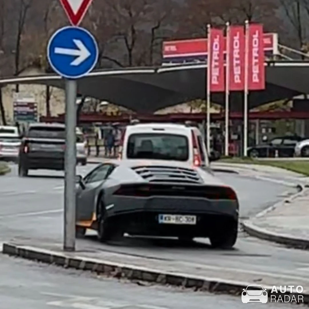 Lamborghini Huracán Avio spotted in Ljubljana