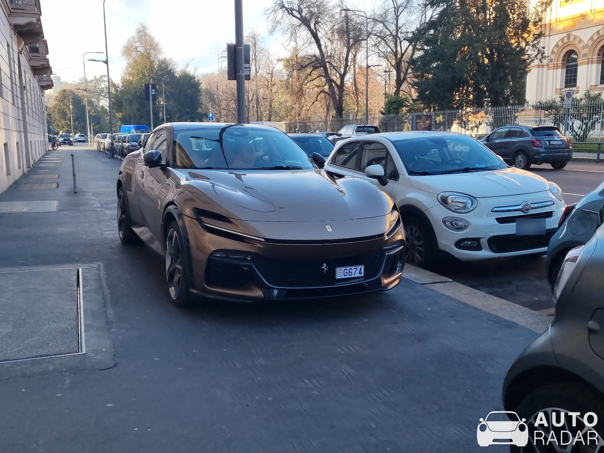Ferrari Purosangue spotted in Milano, Italy
