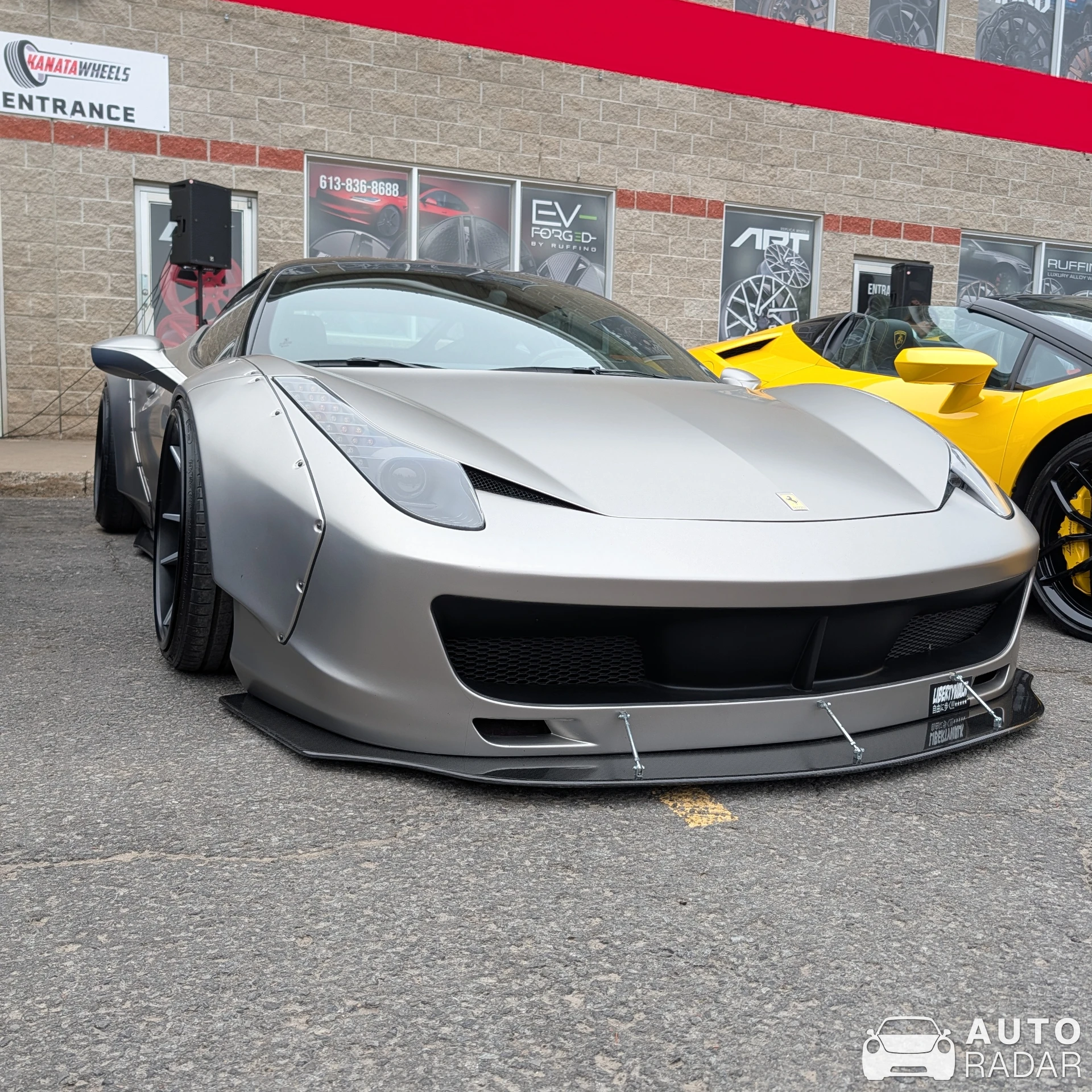Ferrari 458 Italia Liberty Walk Widebody spotted in Kanata