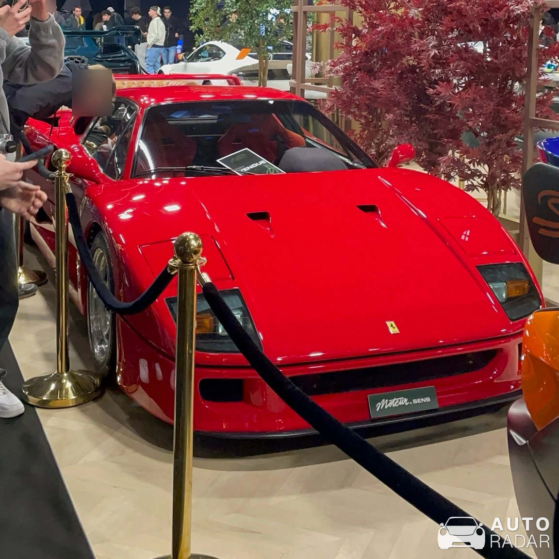Ferrari F40 spotted in Paris, France