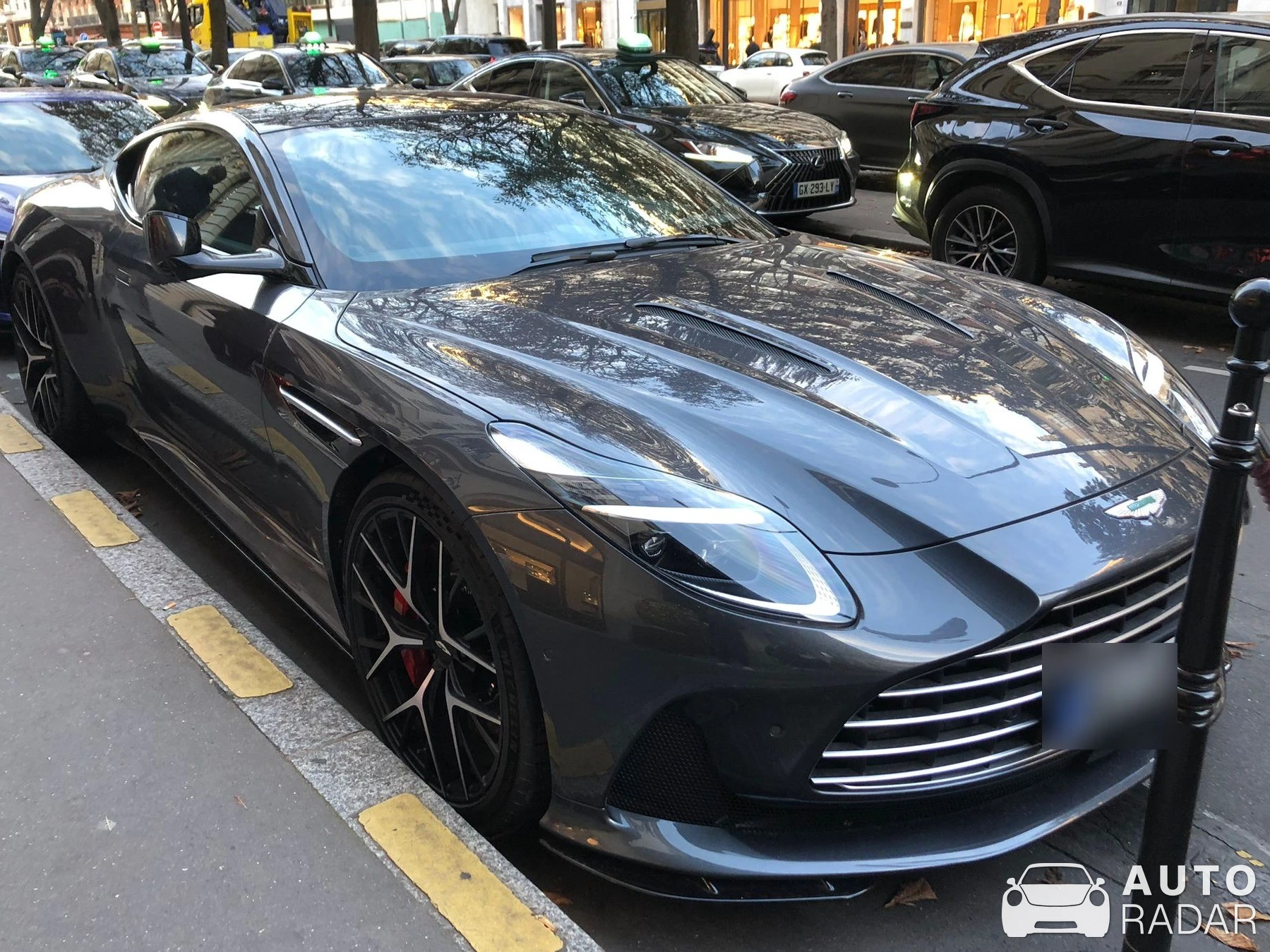 Aston Martin DB12 spotted in Paris, France