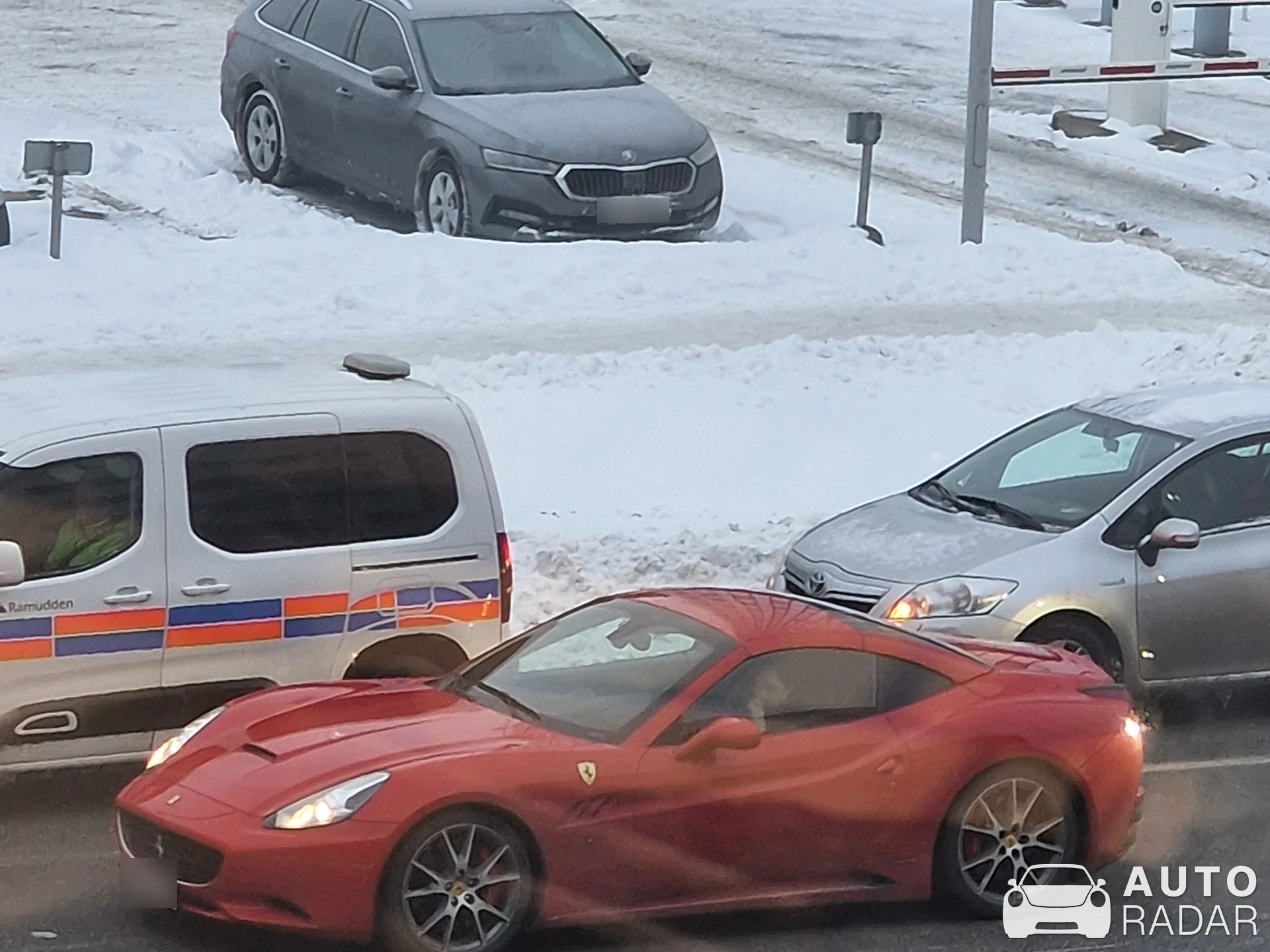 Ferrari California spotted in Tallinn, Estonia