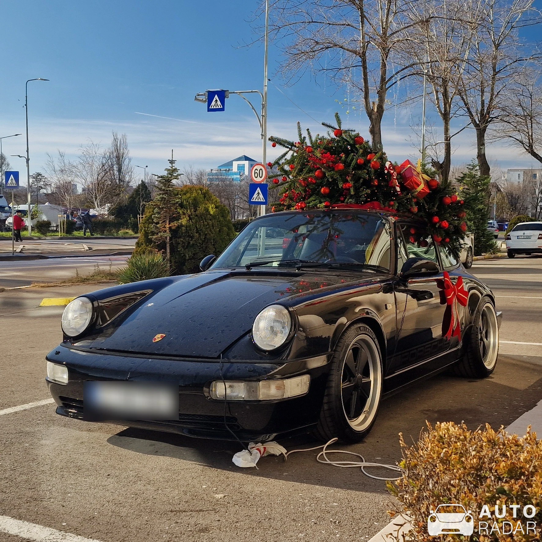 Porsche 964 Carrera 2 Cabriolet spotted in Constanța, Romania