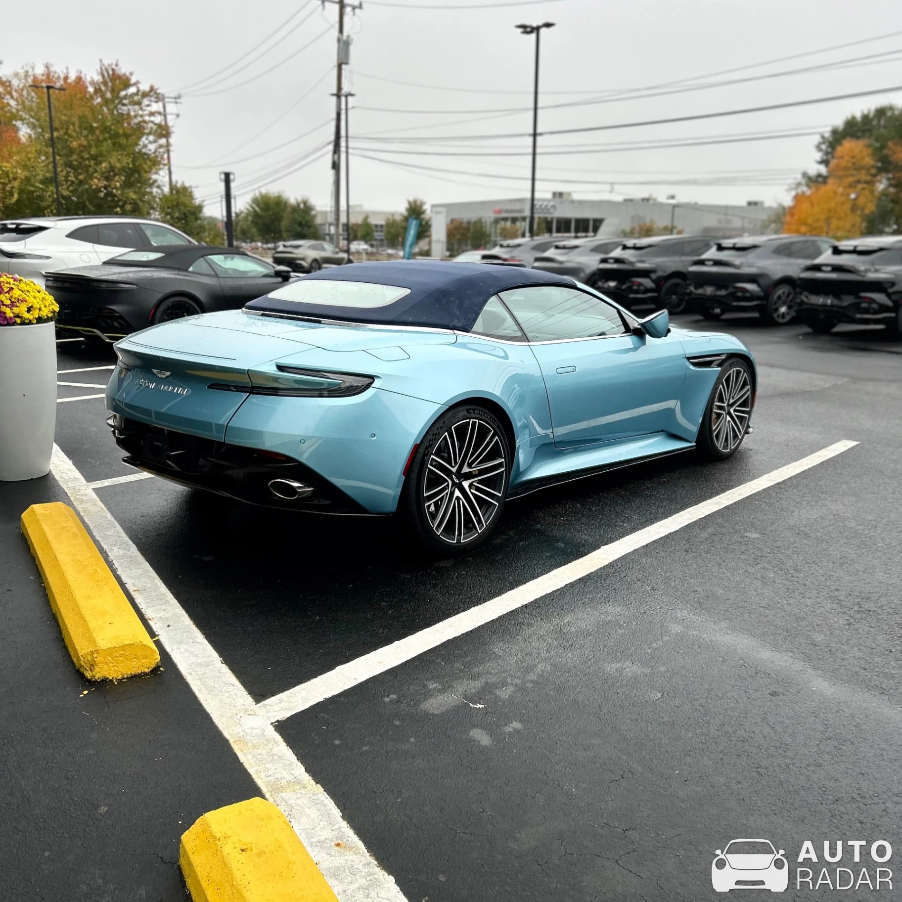 Aston Martin DB12 Volante spotted in Westwood, United States
