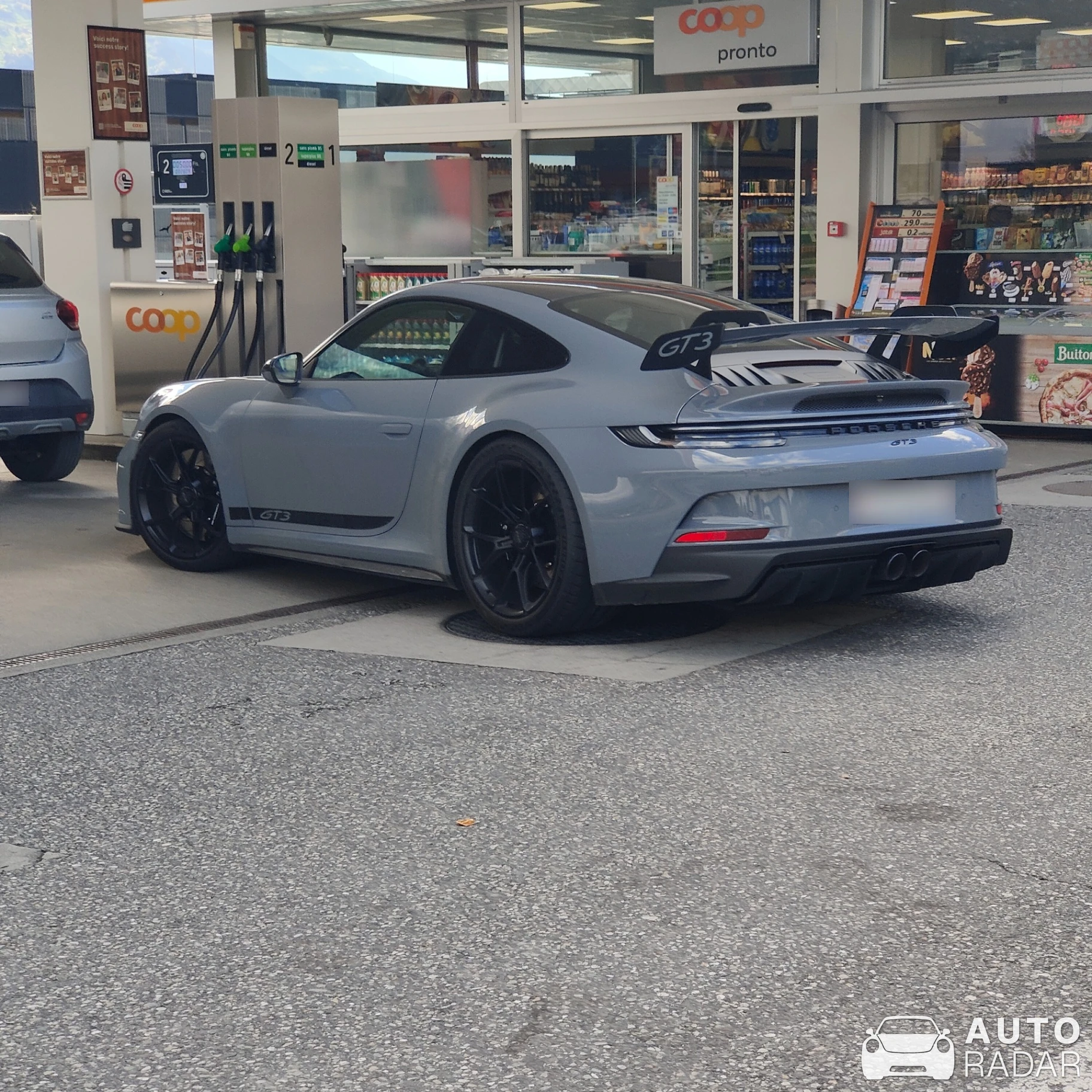 Porsche 992 GT3 MkI spotted in Conthey, Switzerland