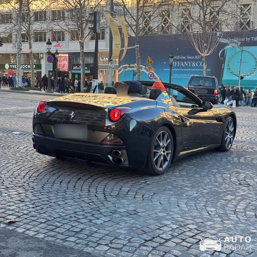 Ferrari California spotted in Paris, France