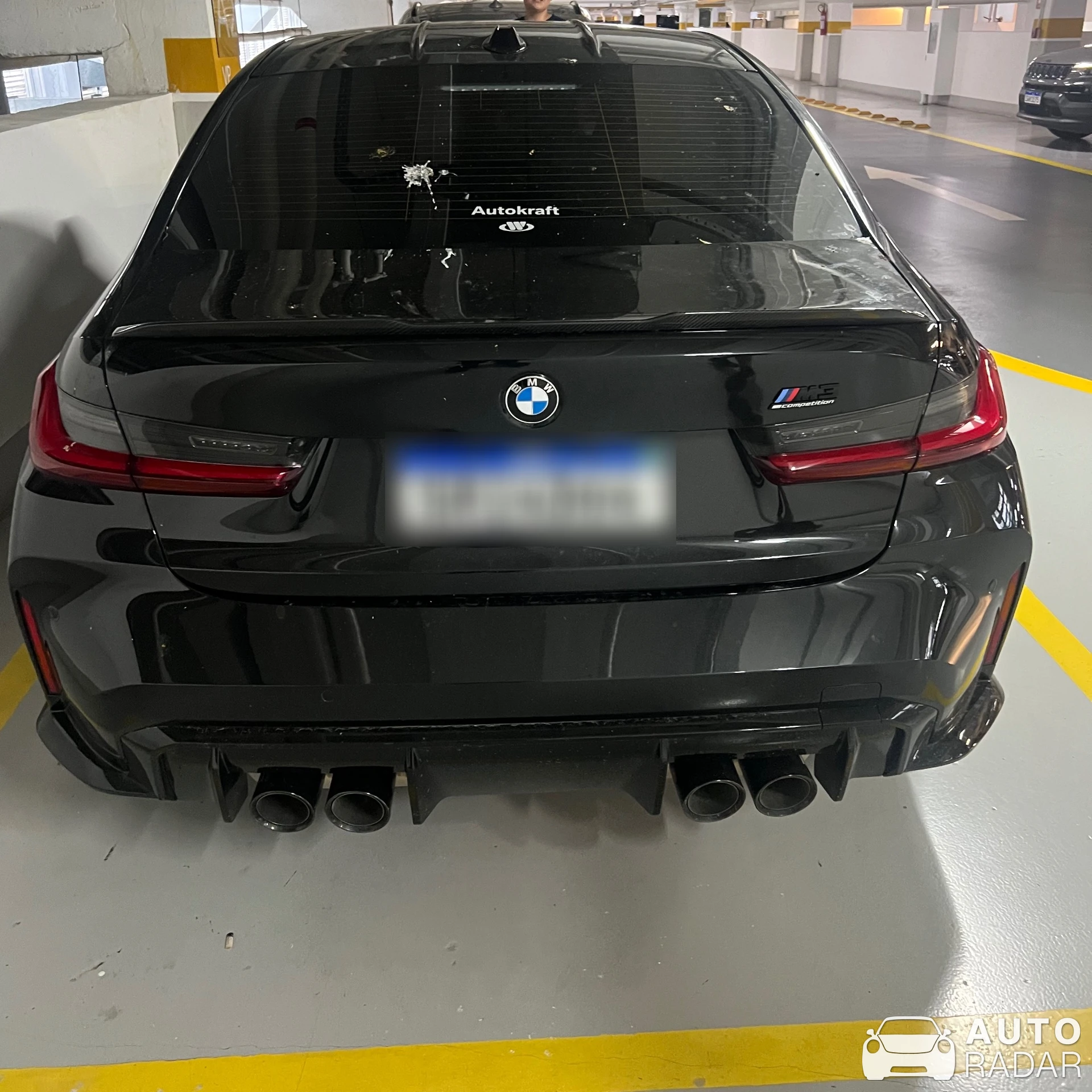 BMW M3 G80 Sedan Competition spotted in Barra da Tijuca, Brazil