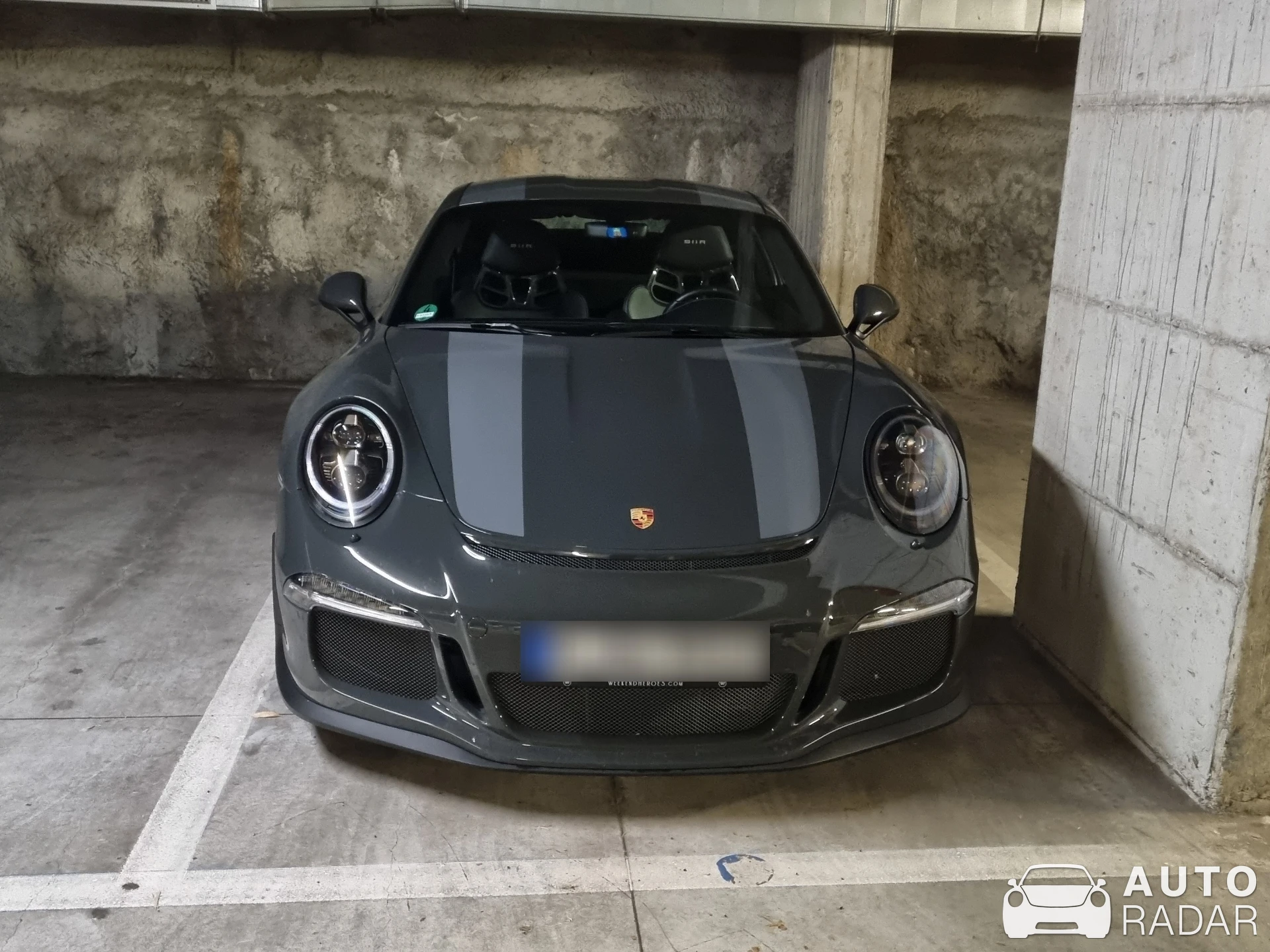 Porsche 991 R spotted in Cernobbio