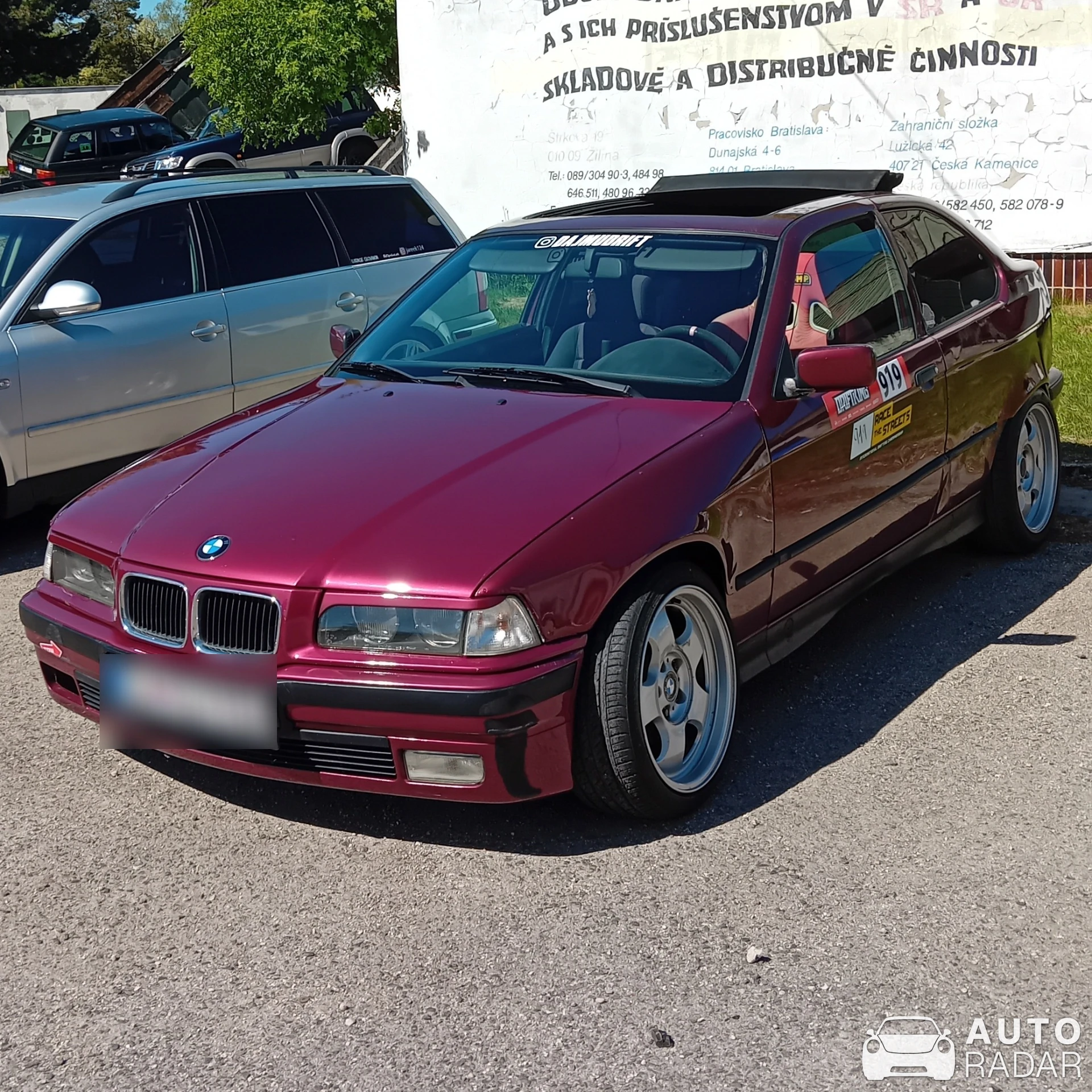 BMW 3 Series E36 Compact spotted in Žilina