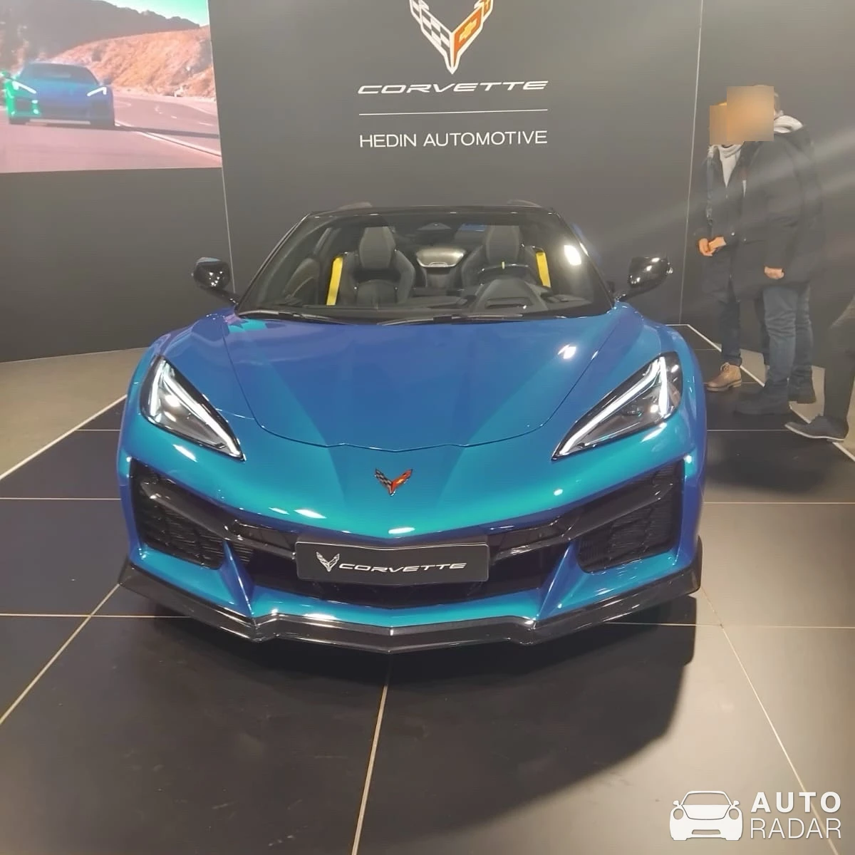 Chevrolet Corvette C8 spotted in Brussel, België