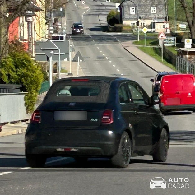 Fiat 500 Cabriolet spotted in Zwönitz