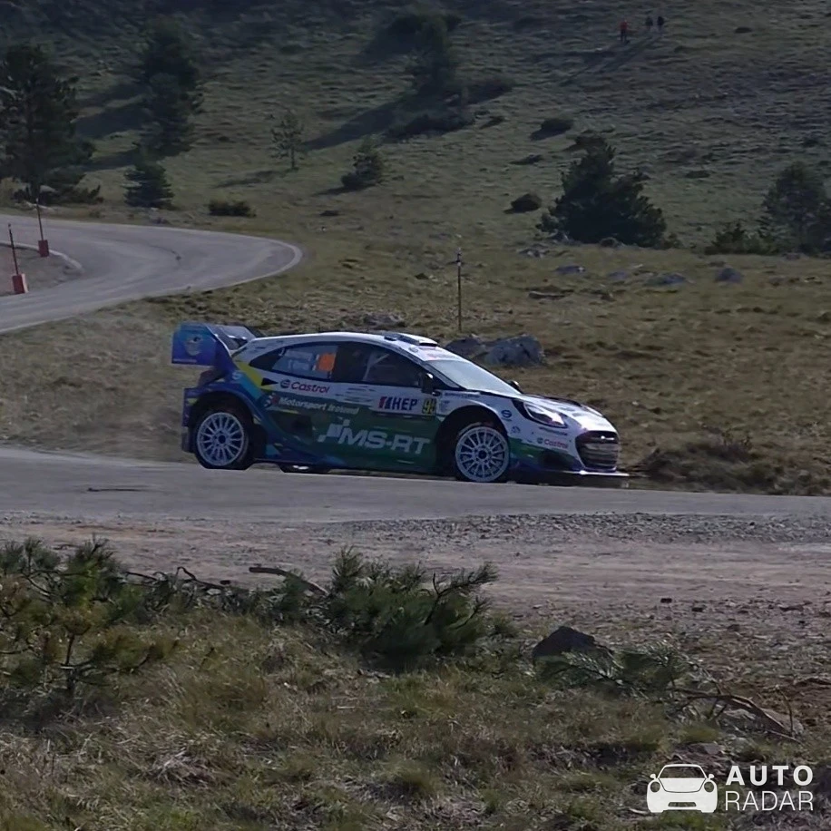Ford Puma Rally1 spotted in Vrataruša