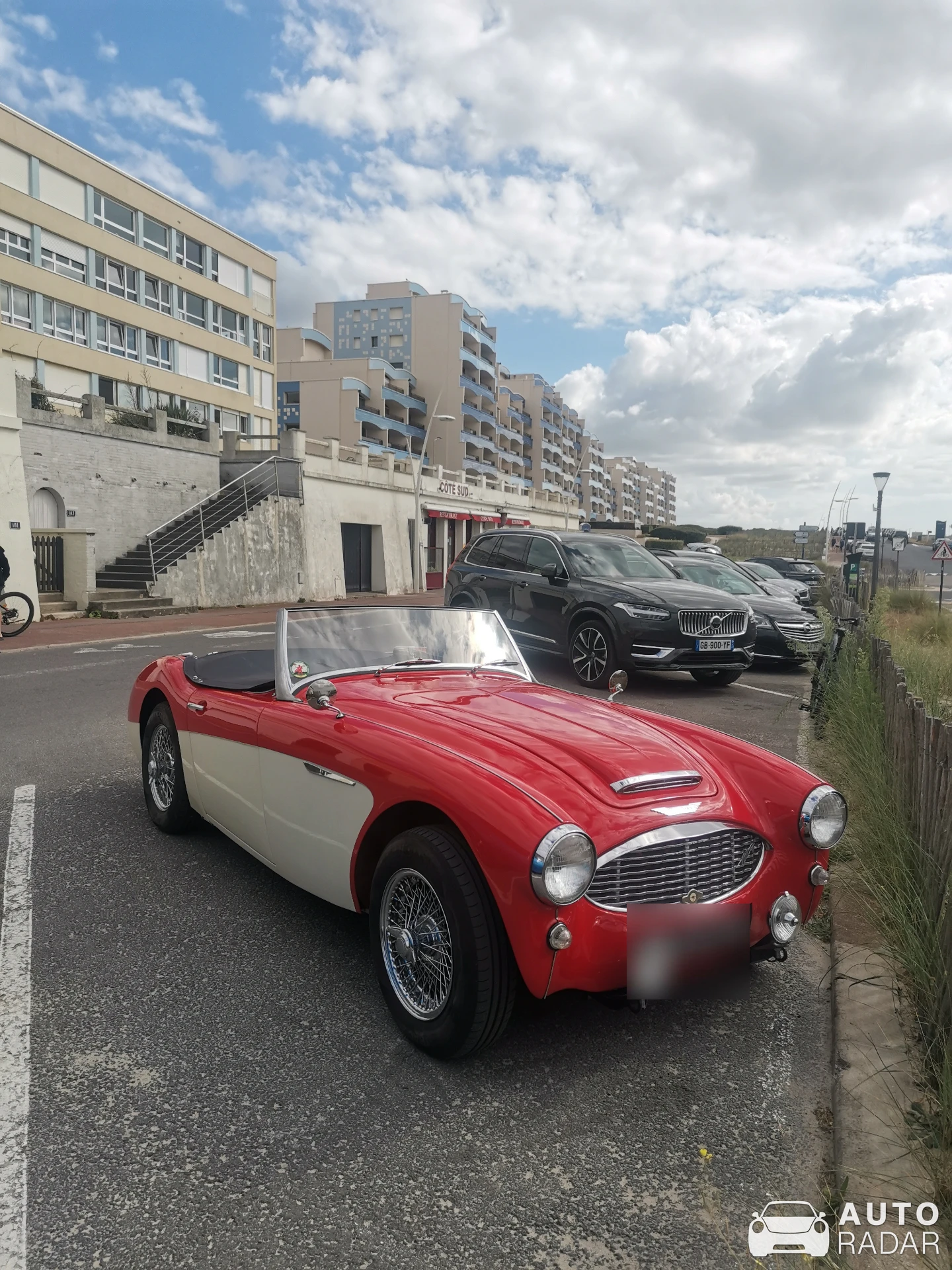 Austin-Healey 100/6 spotted in Le Touquet-Paris-Plage, France