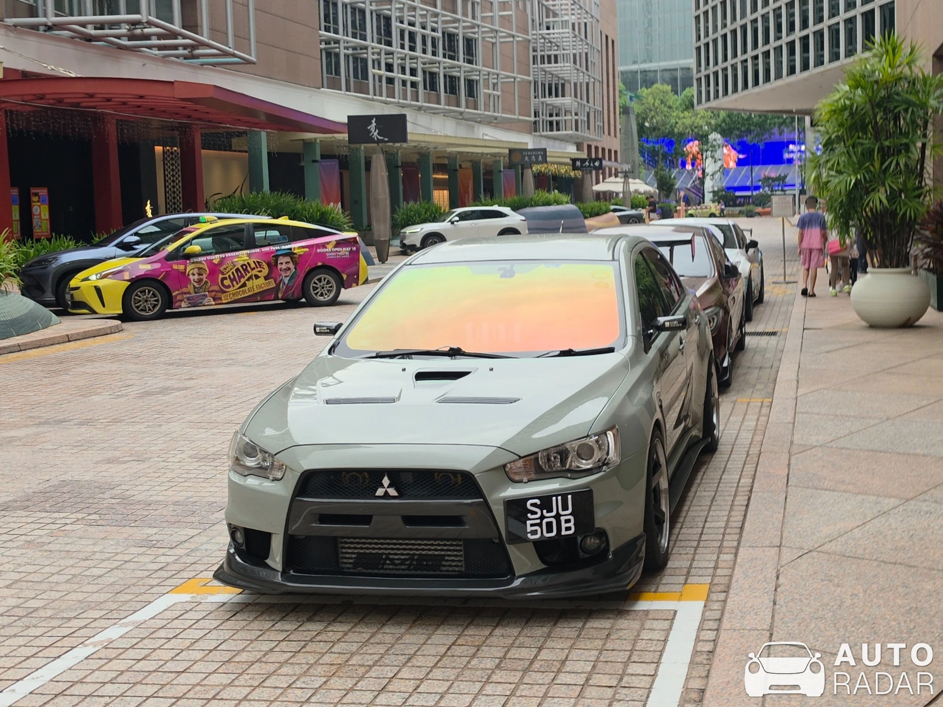 Mitsubishi Lancer Evolution X R4 spotted in Singapore