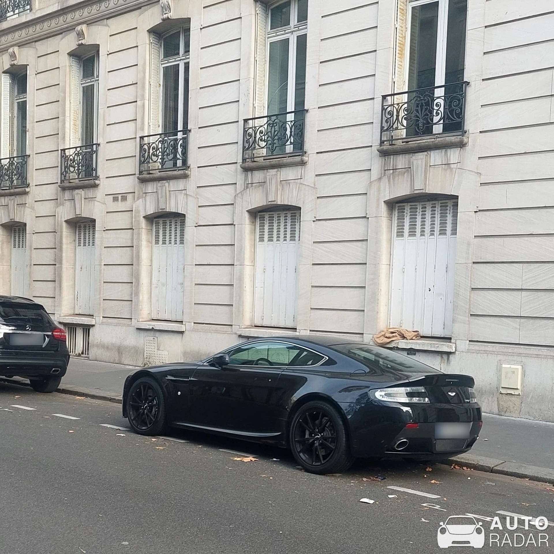 Aston Martin V8 Vantage spotted in Paris, France