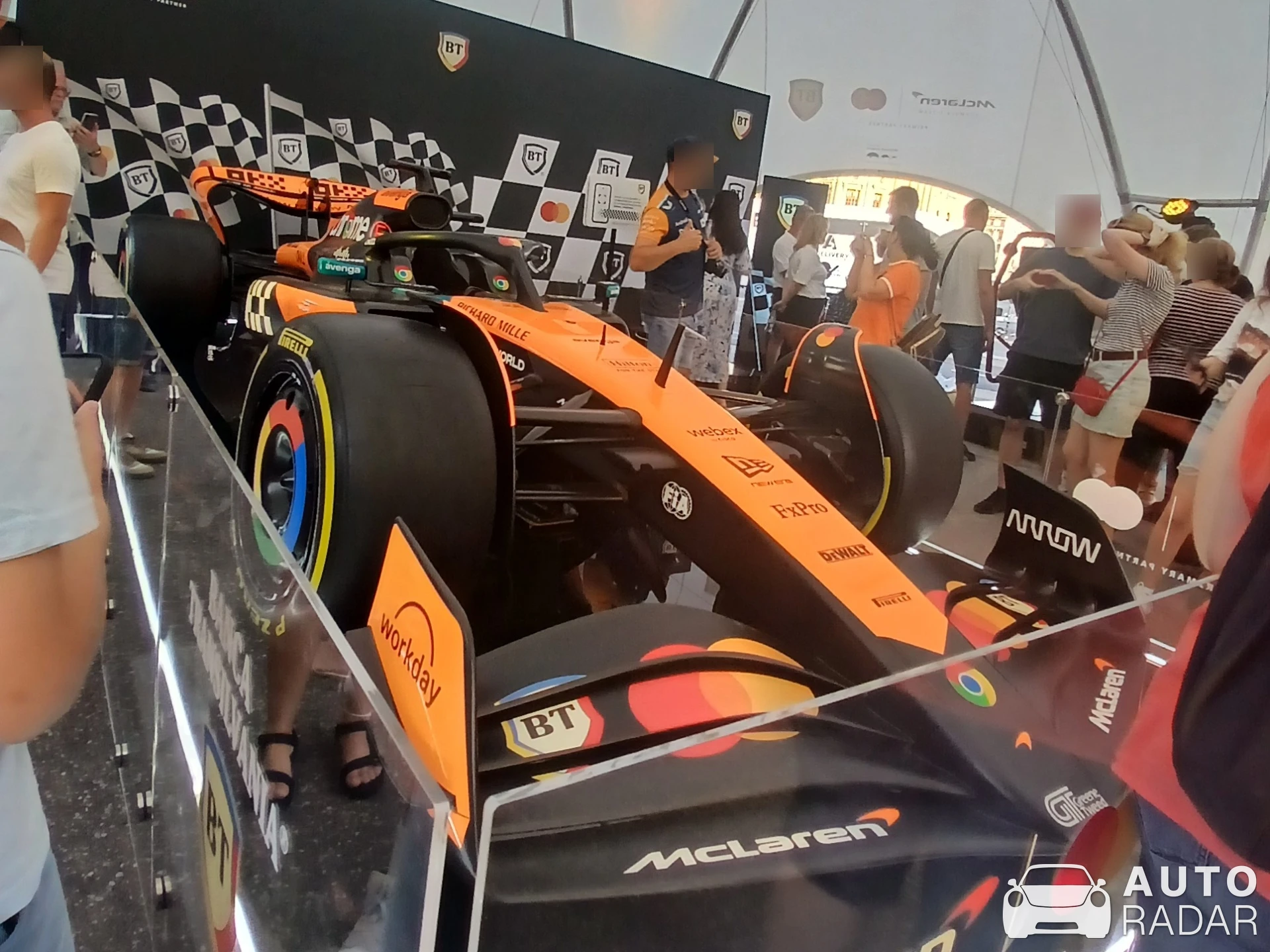 McLaren MCL38 spotted in Bucharest