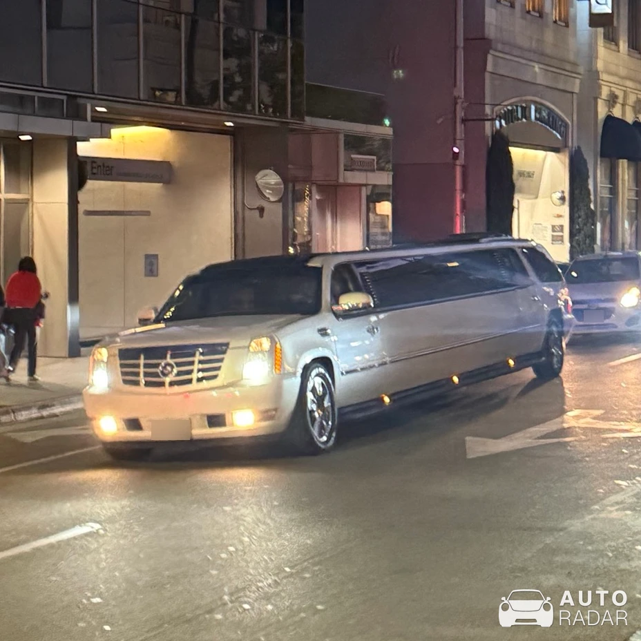 Cadillac Escalade Limousine spotted in Beverly Hills